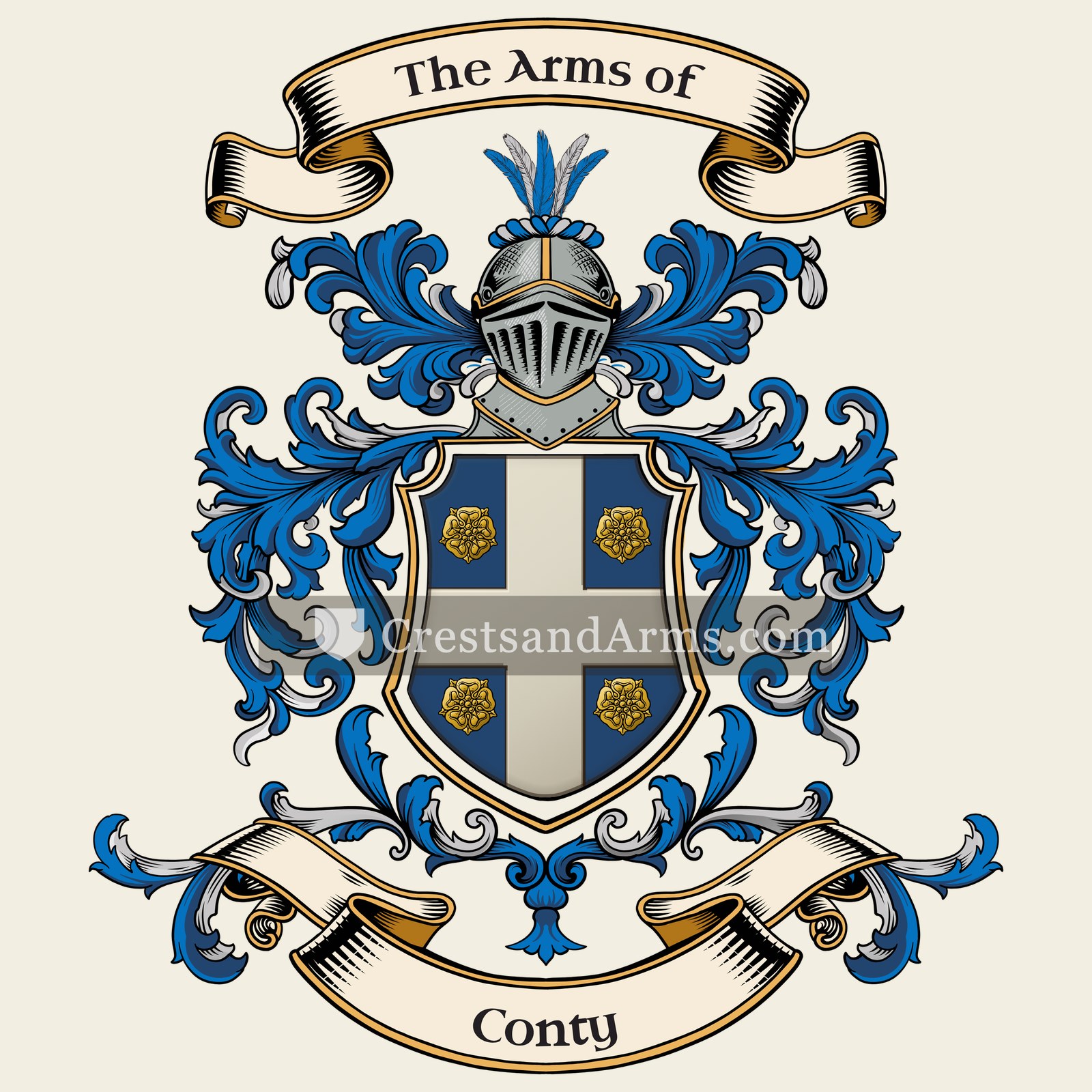 The Conty coat of arms