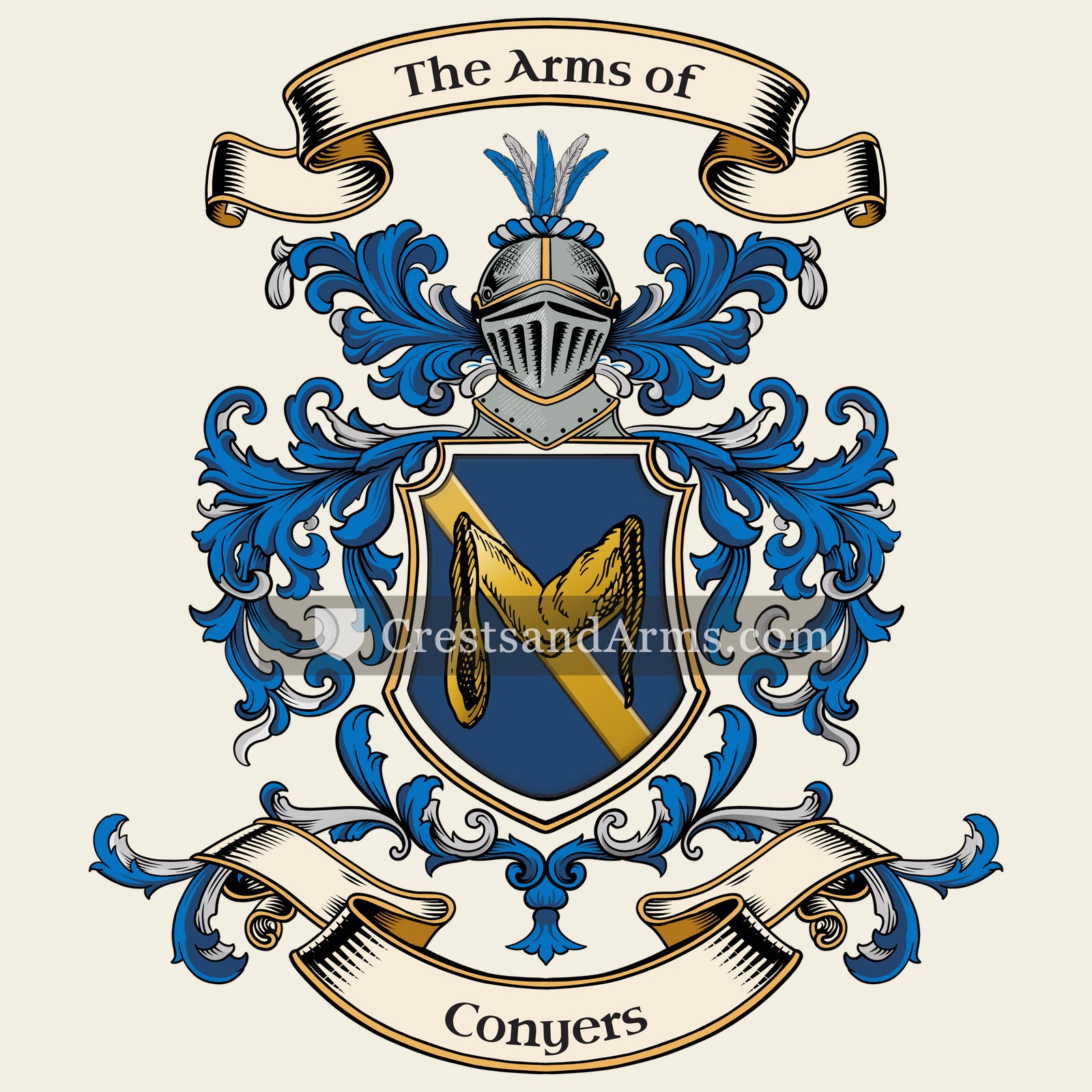 The Conyers coat of arms