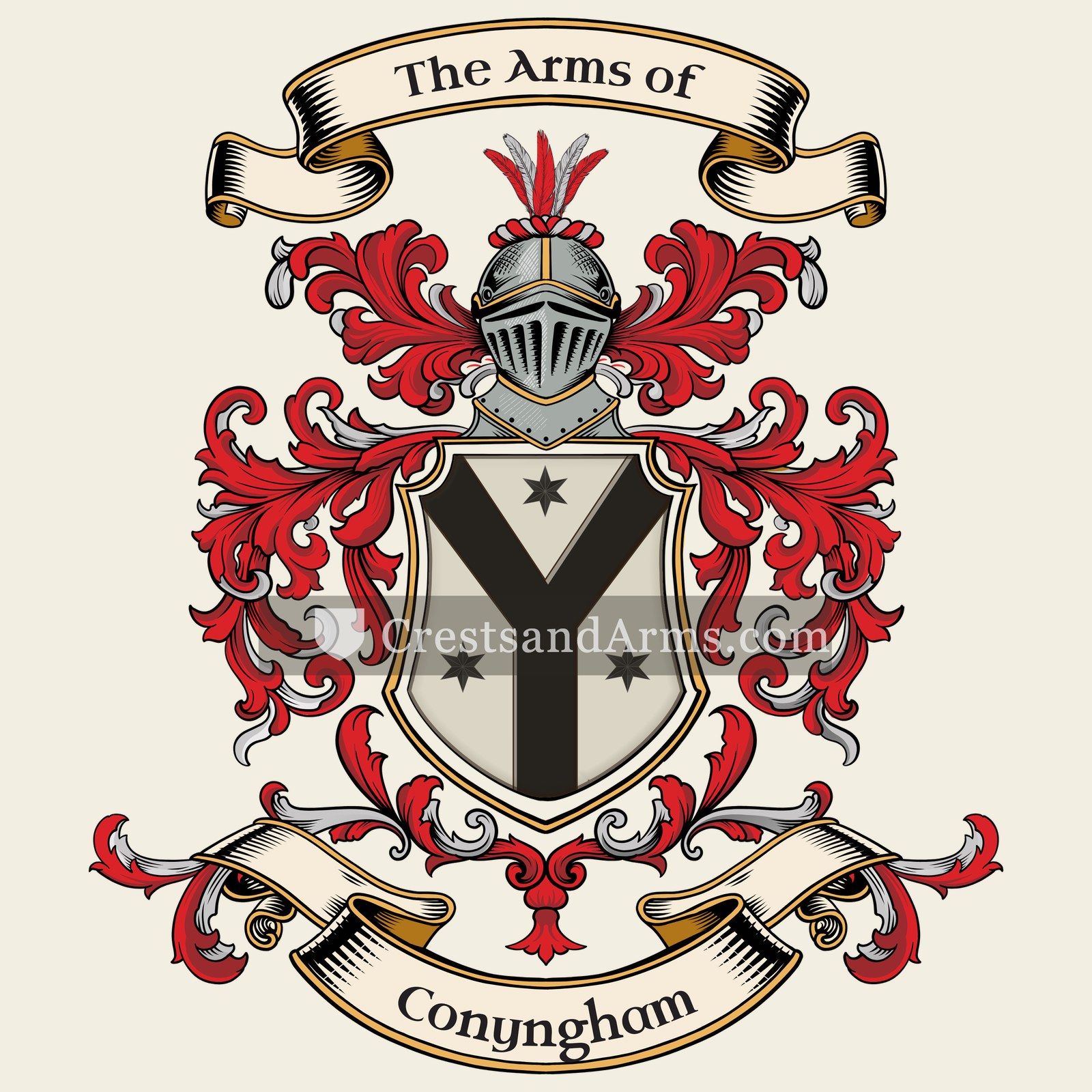 The Conyngham coat of arms