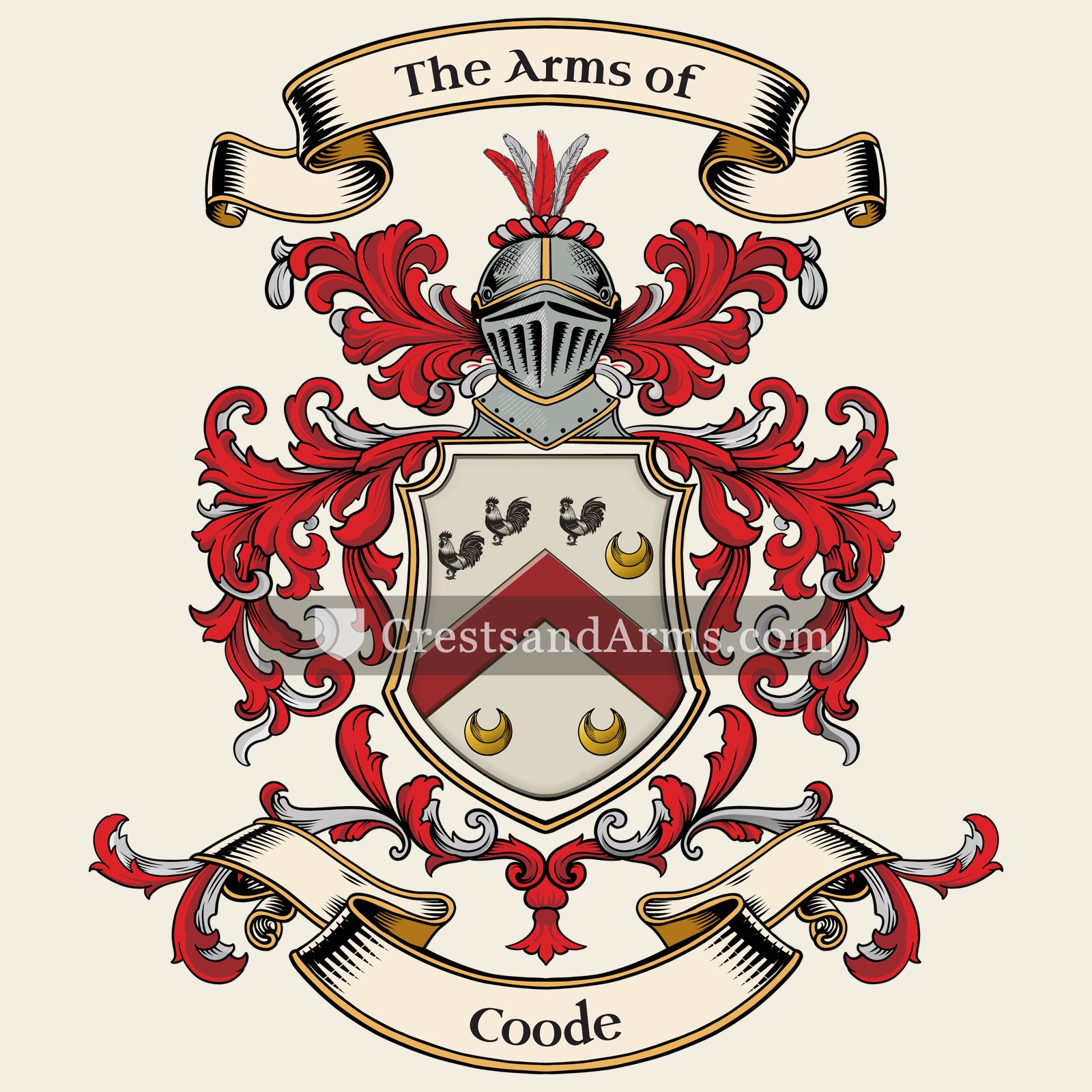 The Coode coat of arms