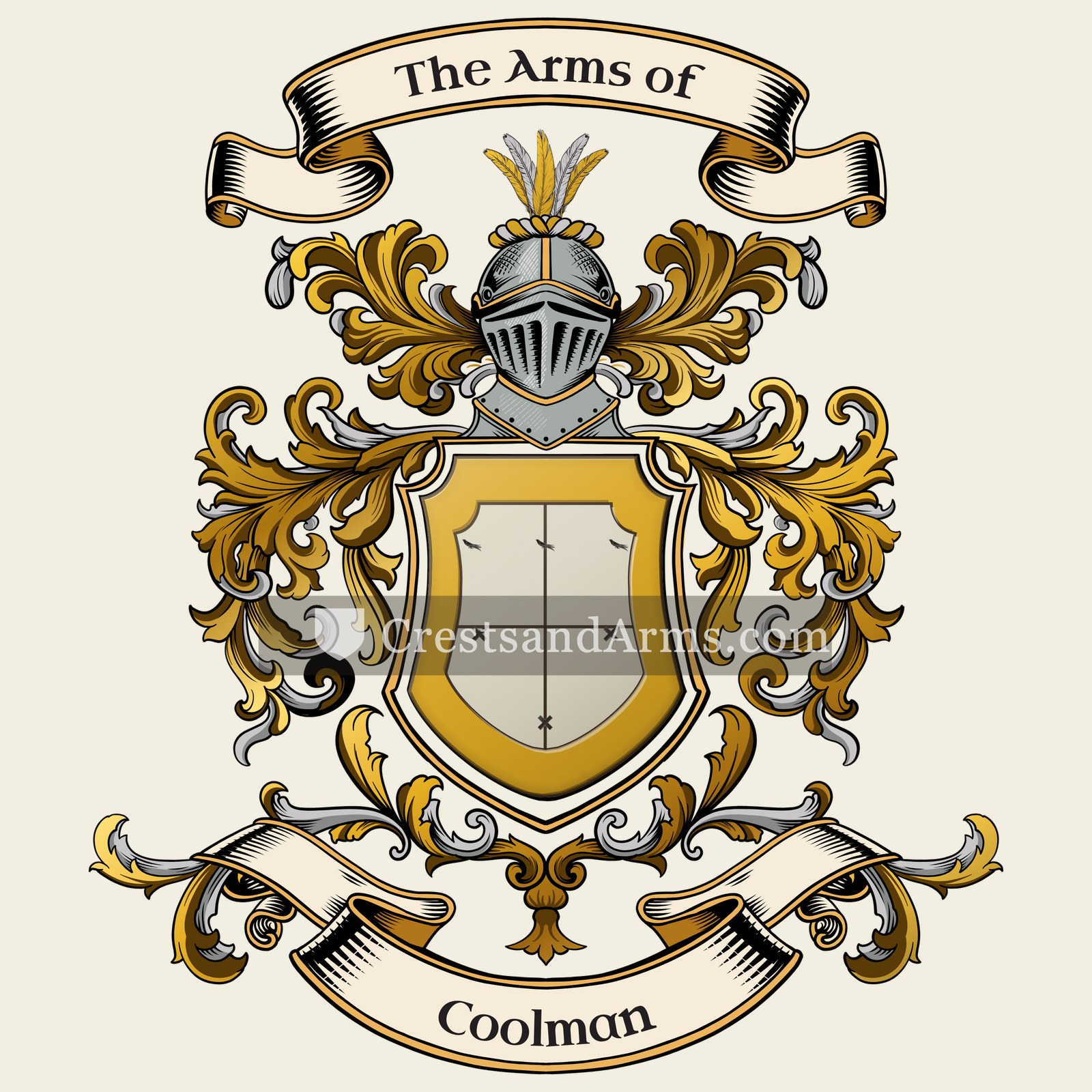 The Coolman coat of arms