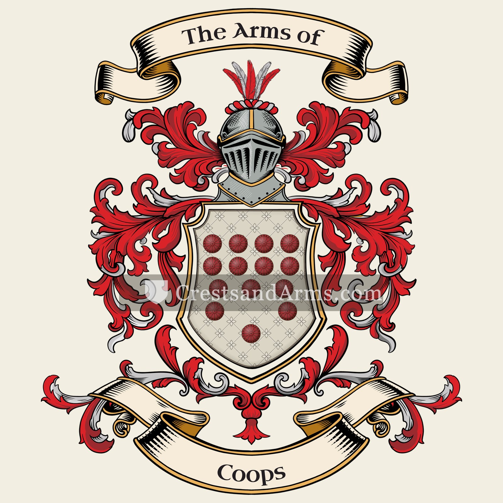 The Coops coat of arms