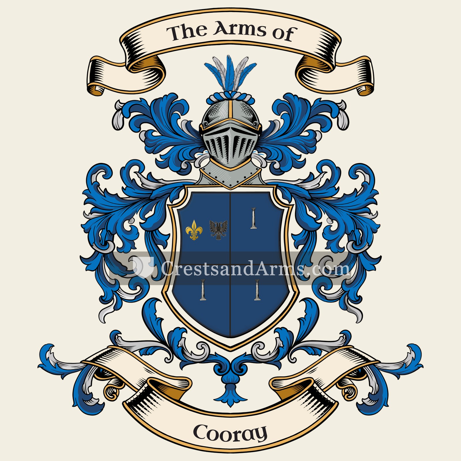 The Cooray coat of arms