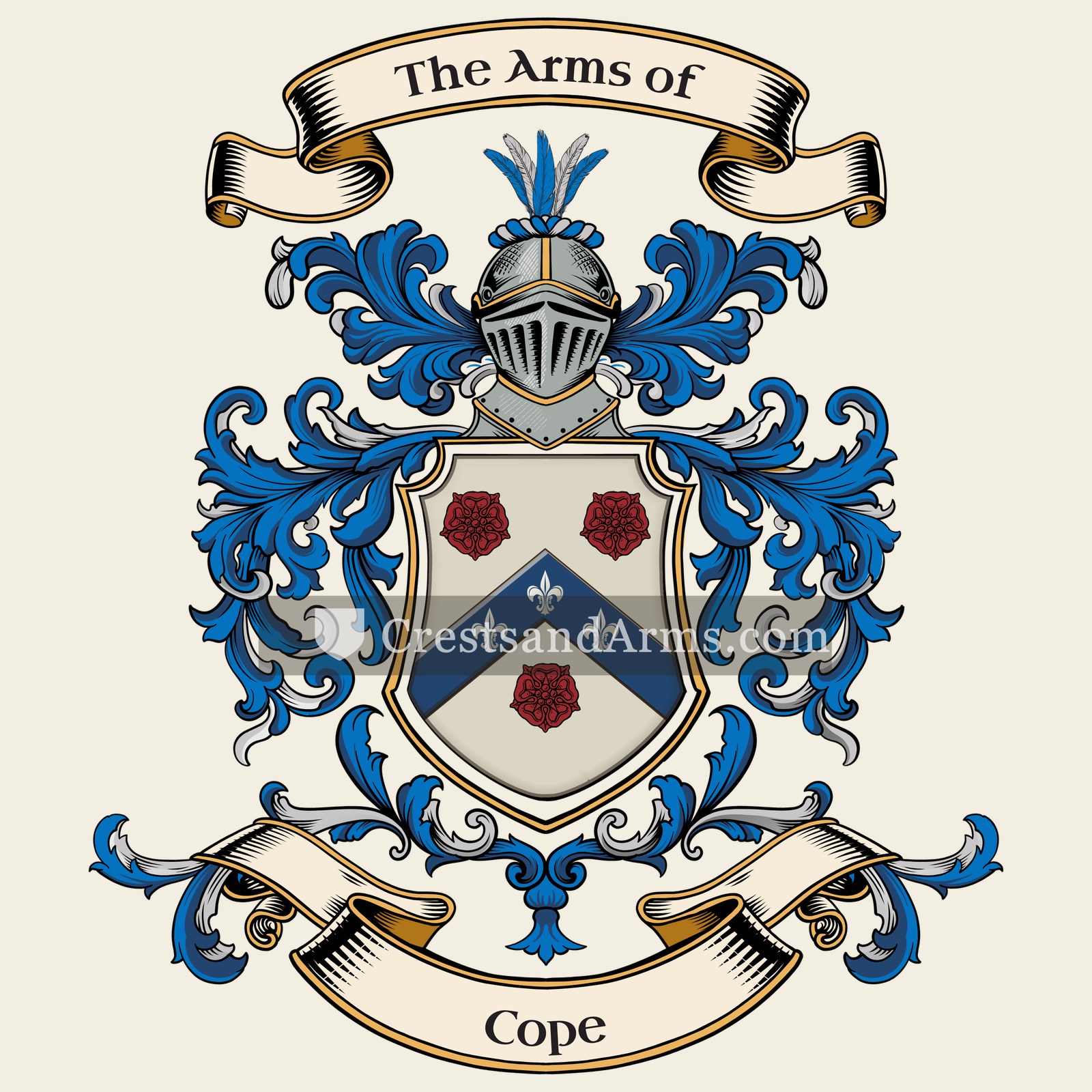 The Cope coat of arms