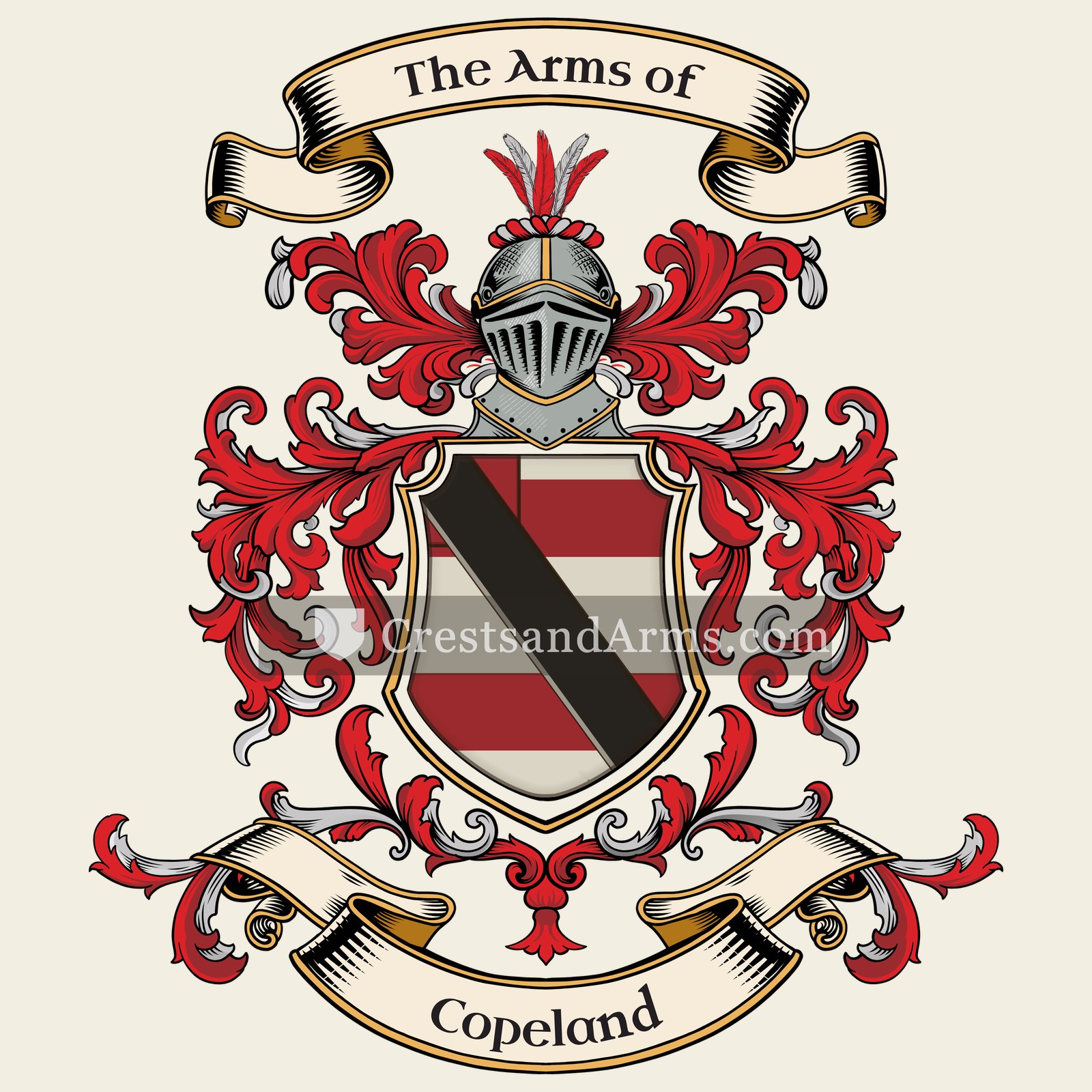The Copeland coat of arms