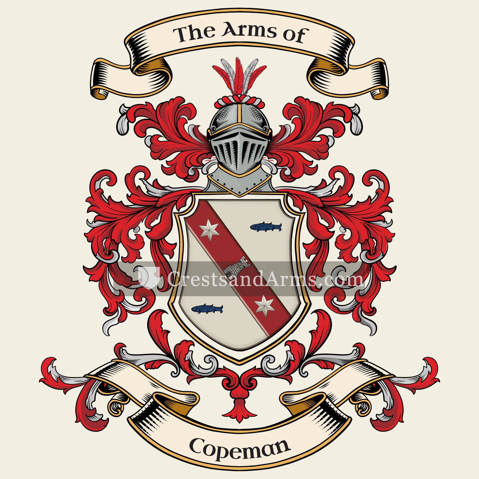 The Copeman coat of arms