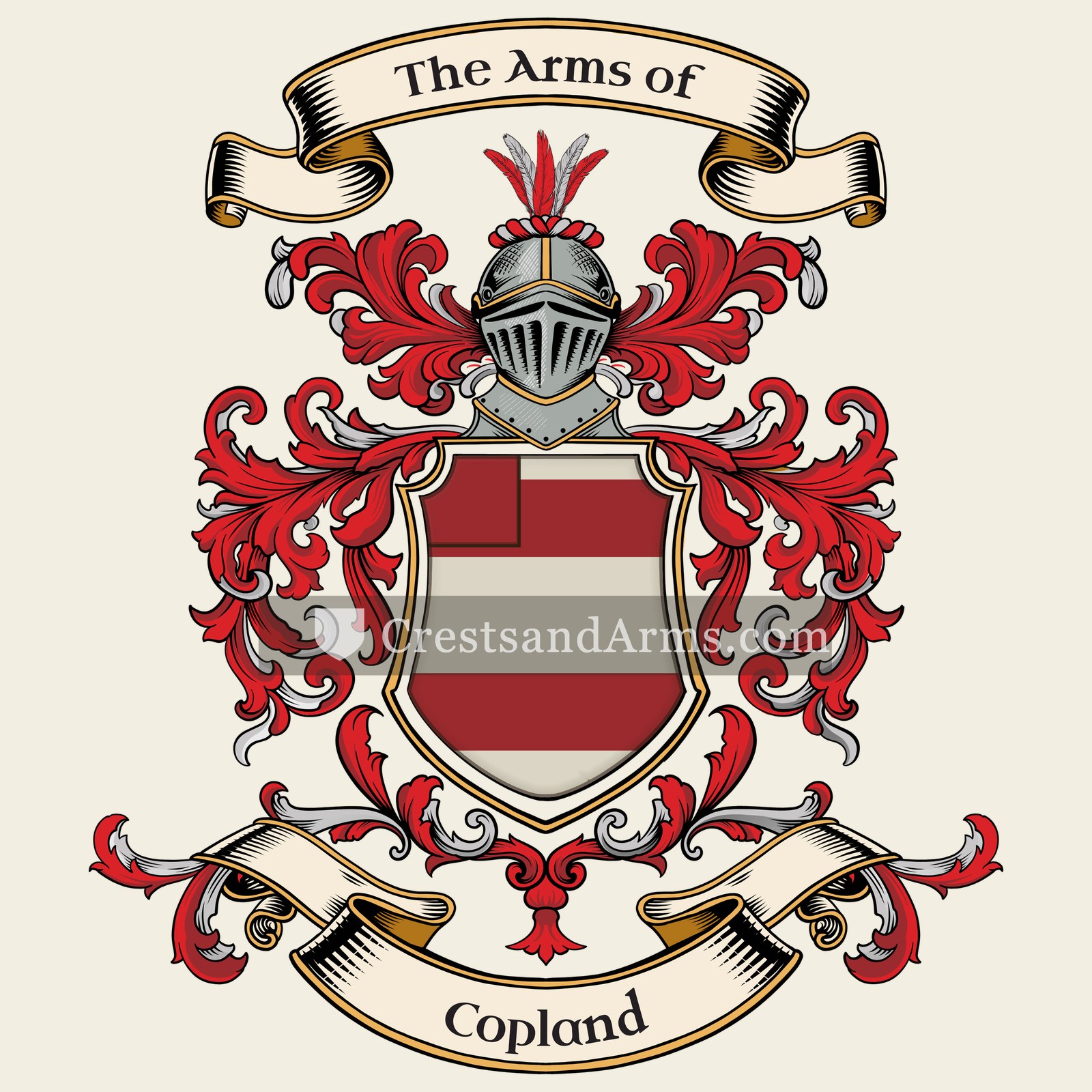 The Copland coat of arms