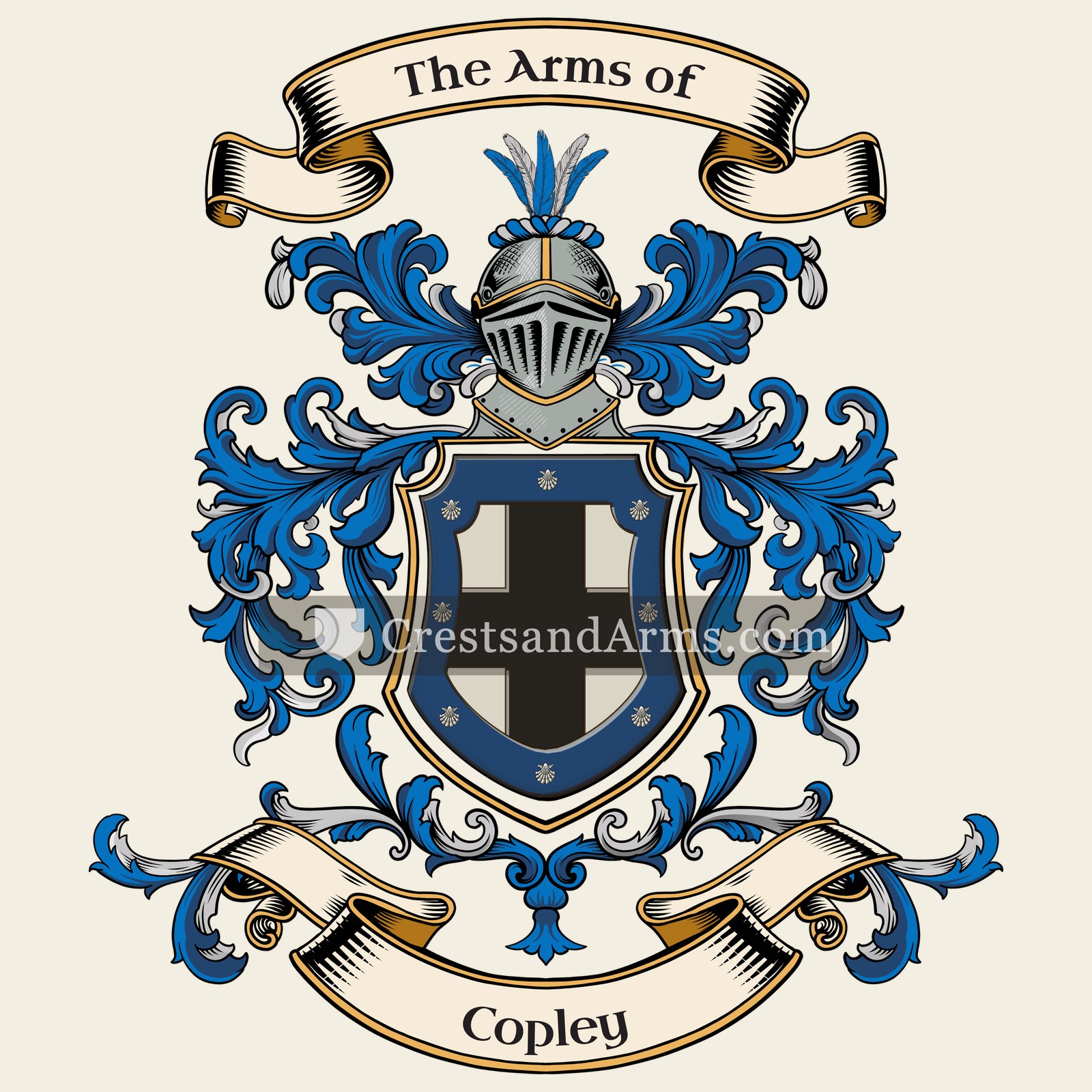 The Copley coat of arms