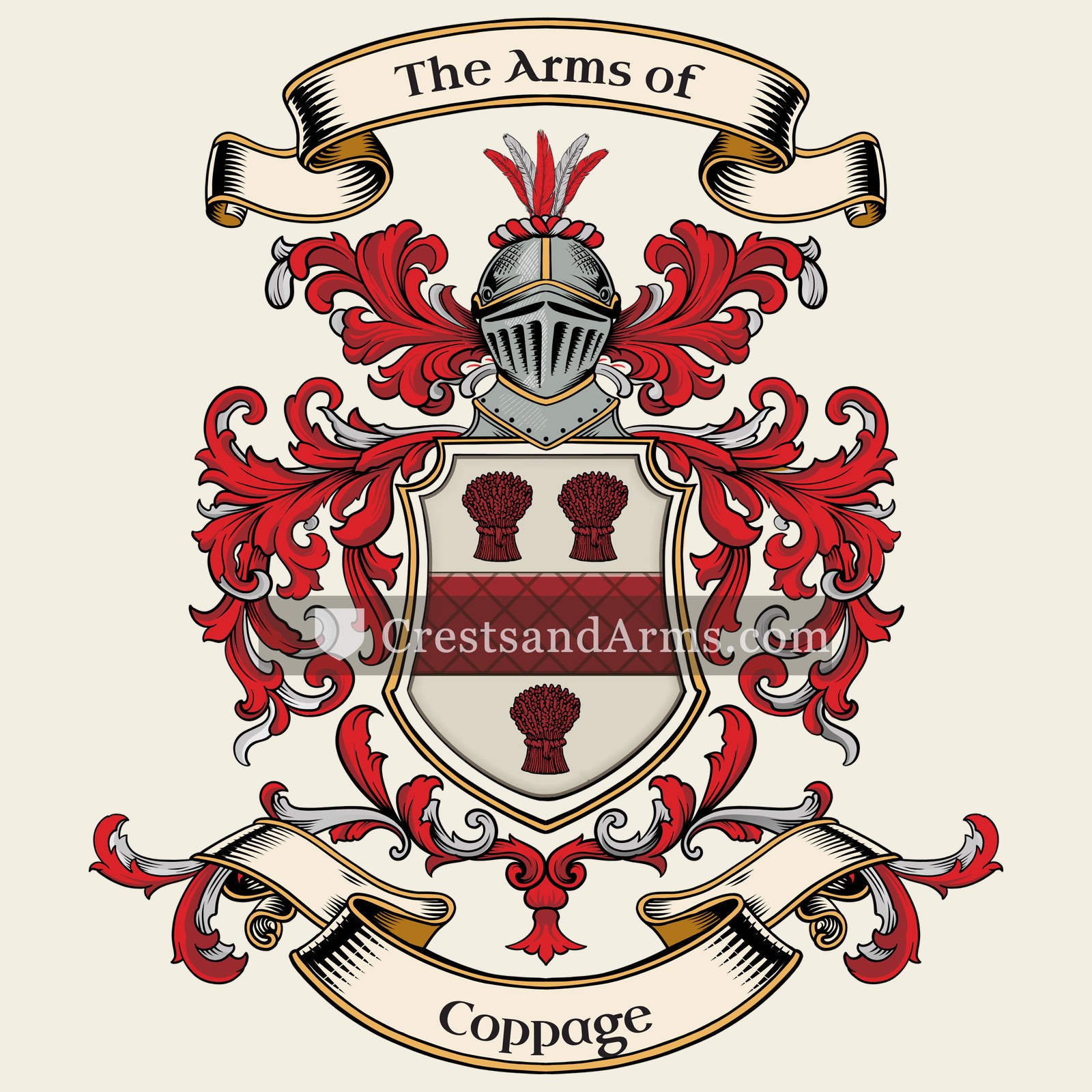 The Coppage coat of arms