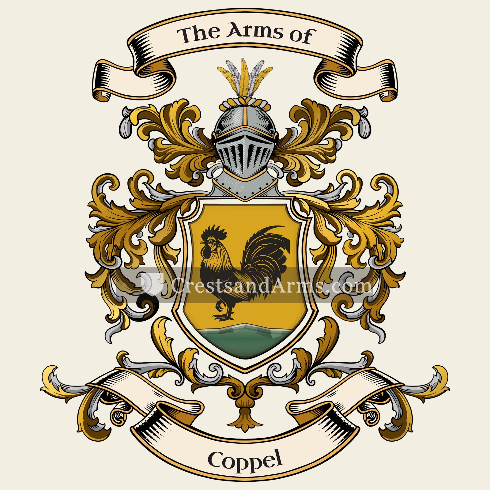 The Coppel coat of arms