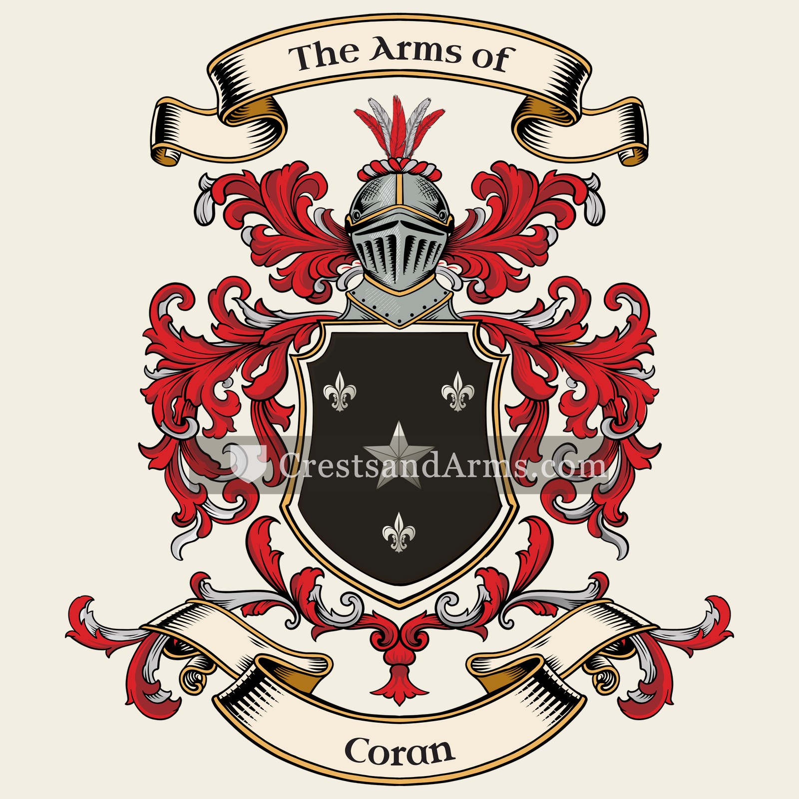 The Coran coat of arms
