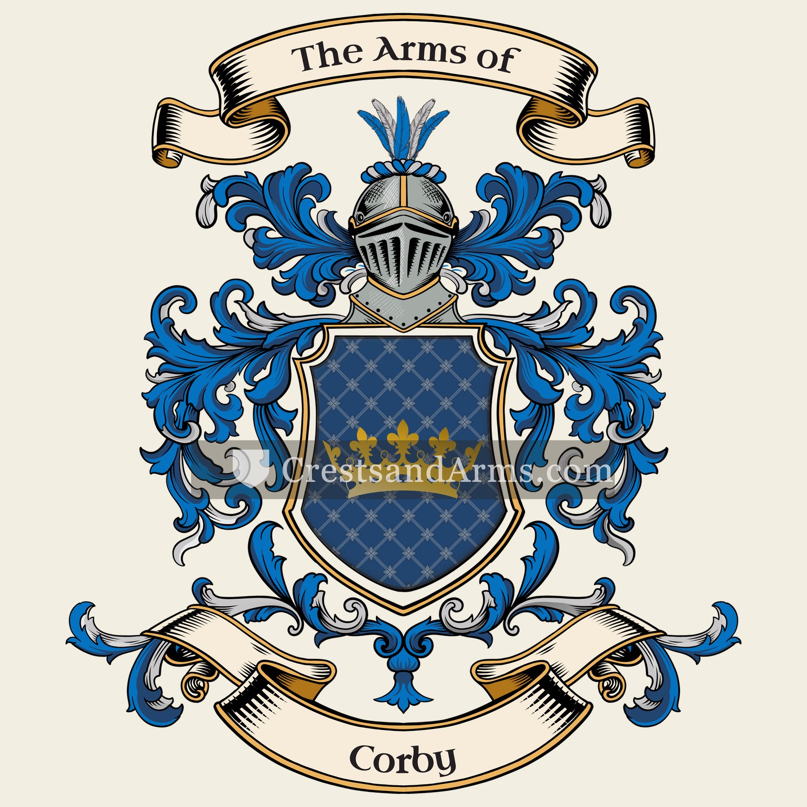 The Corby coat of arms