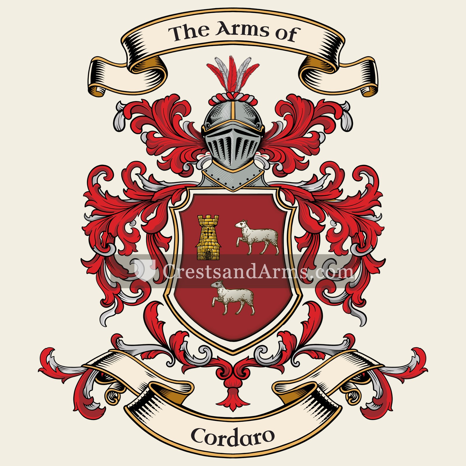 The Cordaro coat of arms