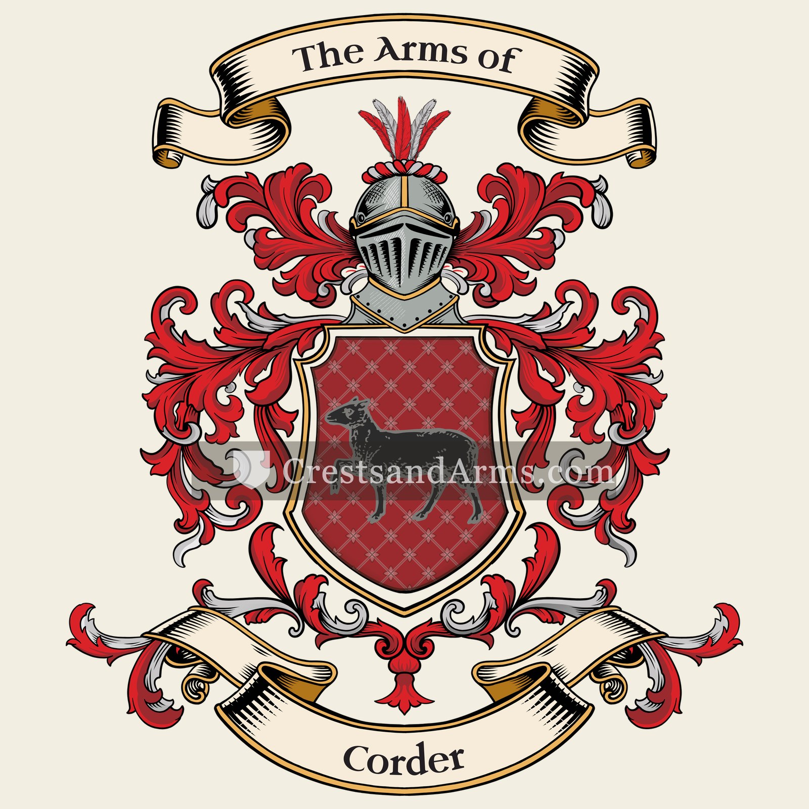 The Corder coat of arms