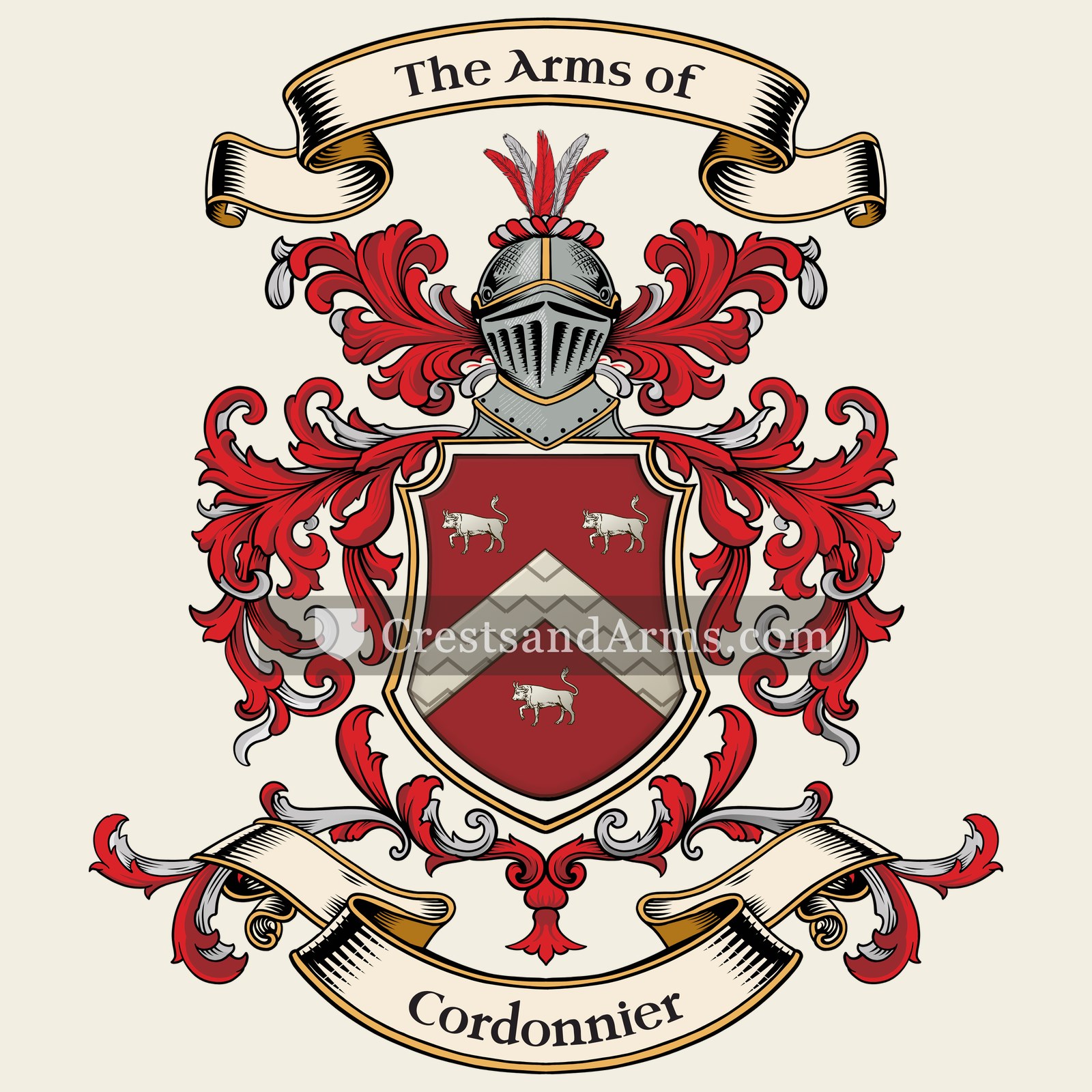 The Cordonnier coat of arms