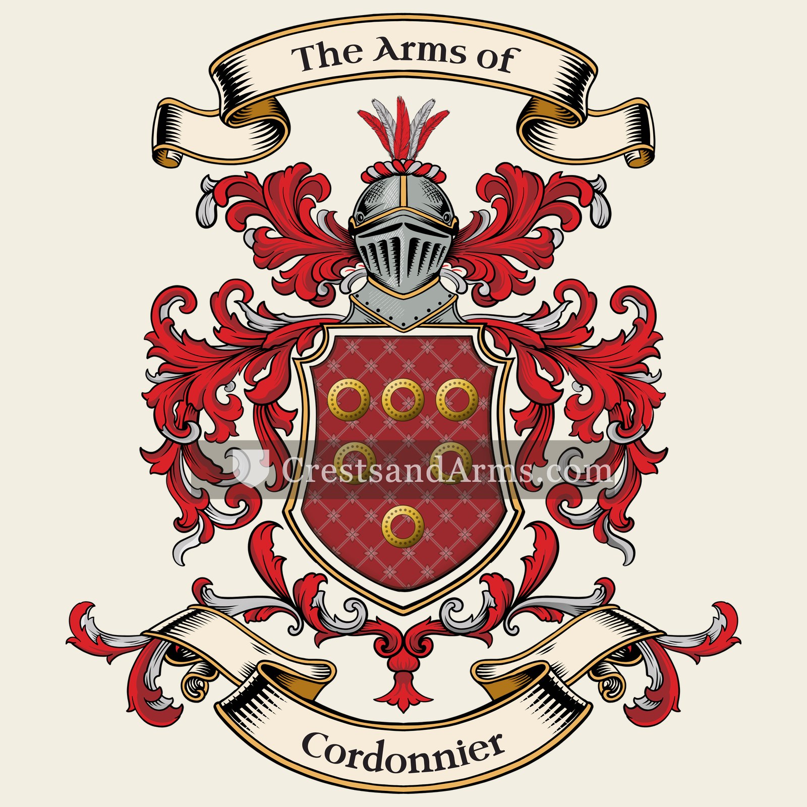 The Cordonnier coat of arms