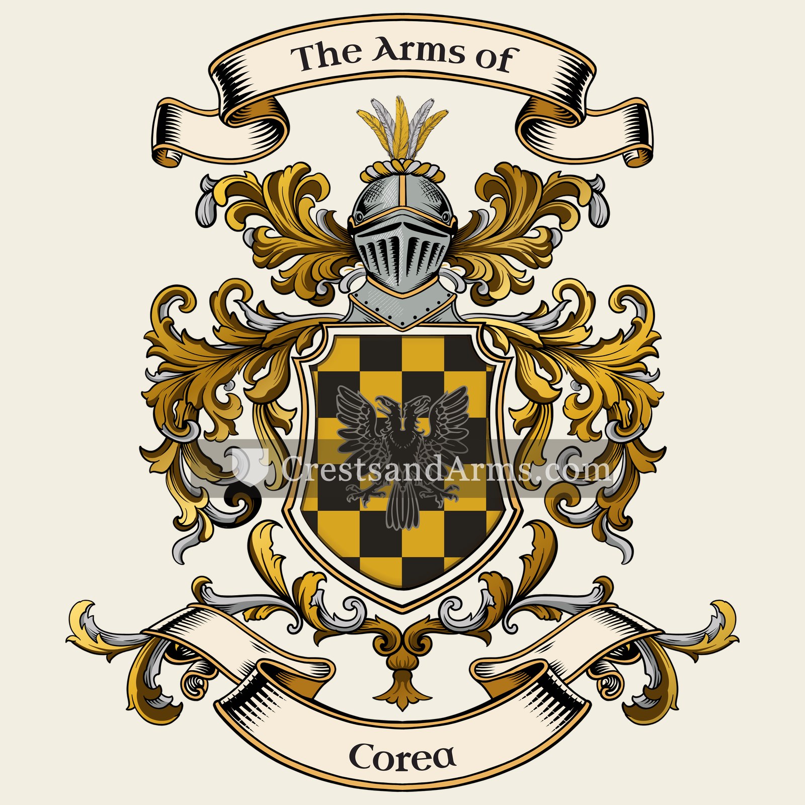 The Corea coat of arms