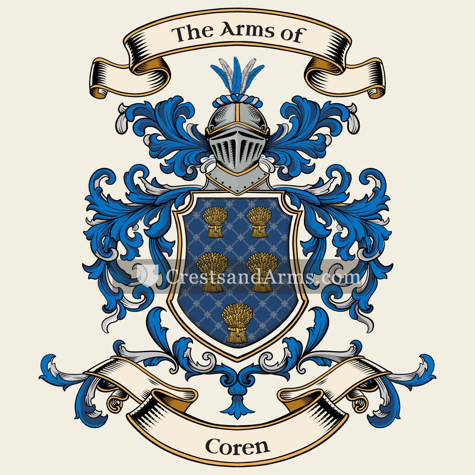 The Coren coat of arms