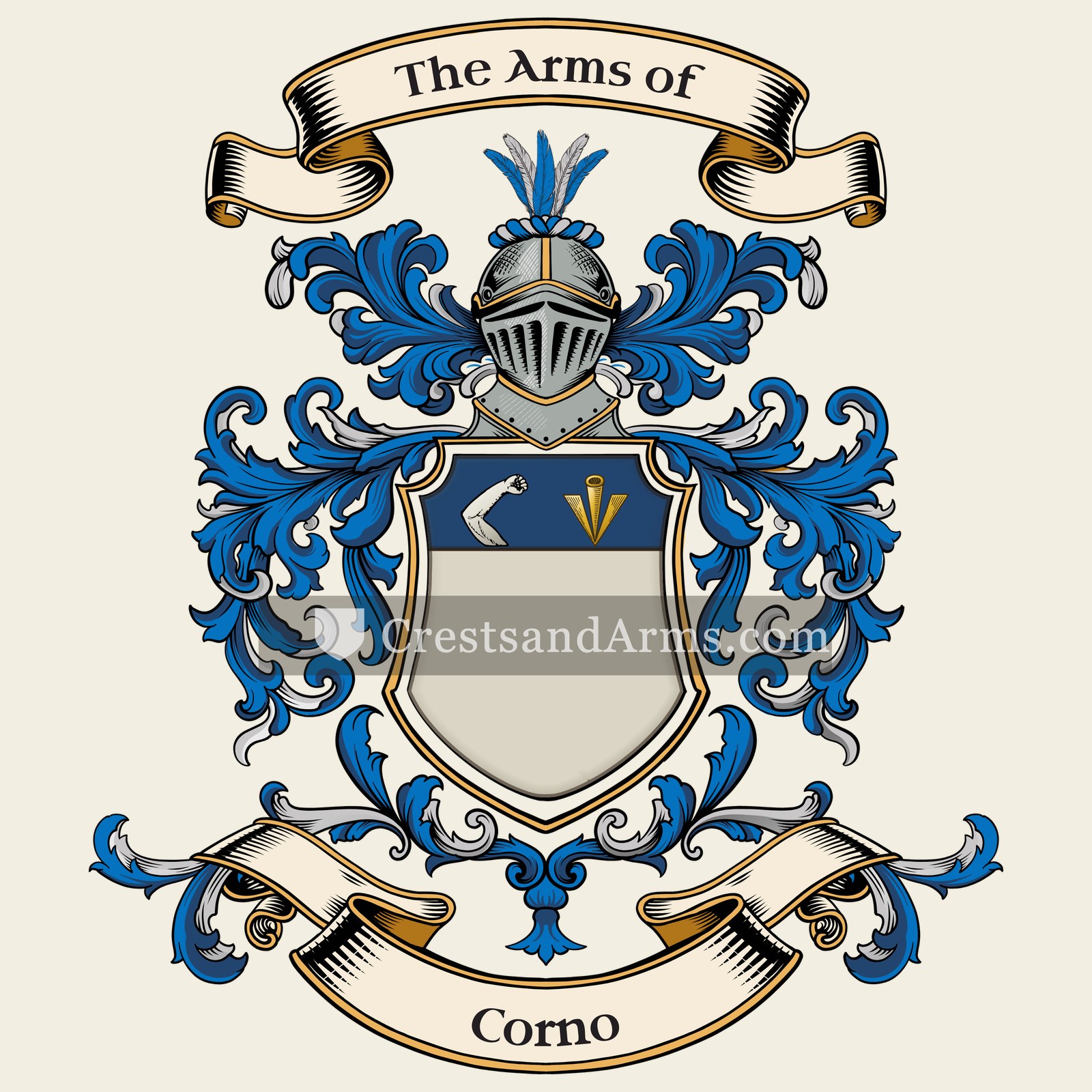 The Corno coat of arms
