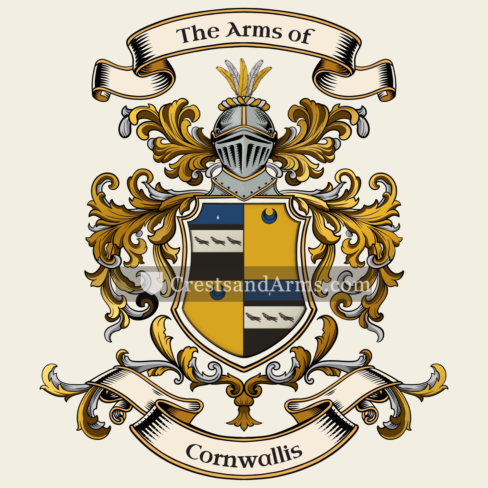 The Cornwallis coat of arms