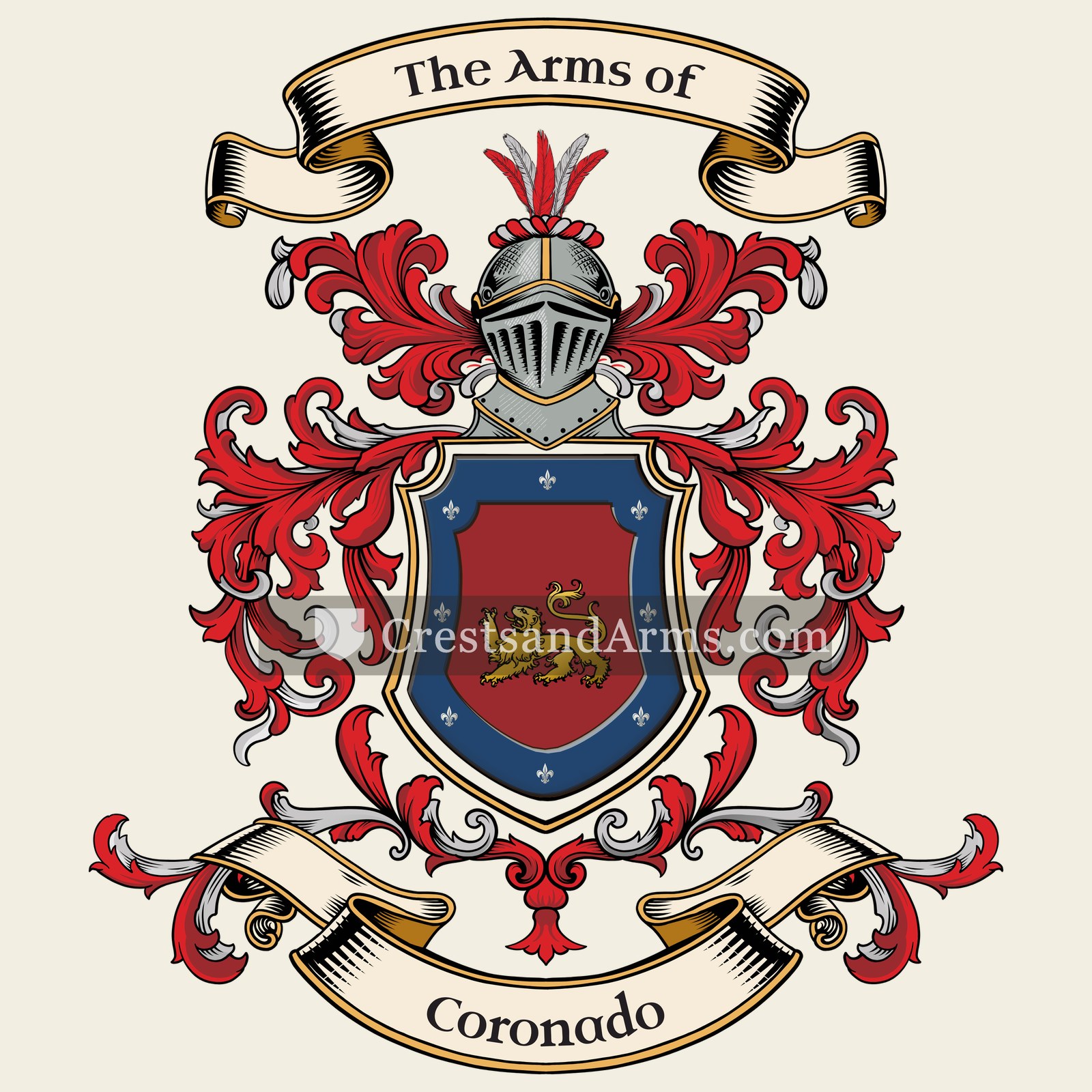 The Coronado coat of arms