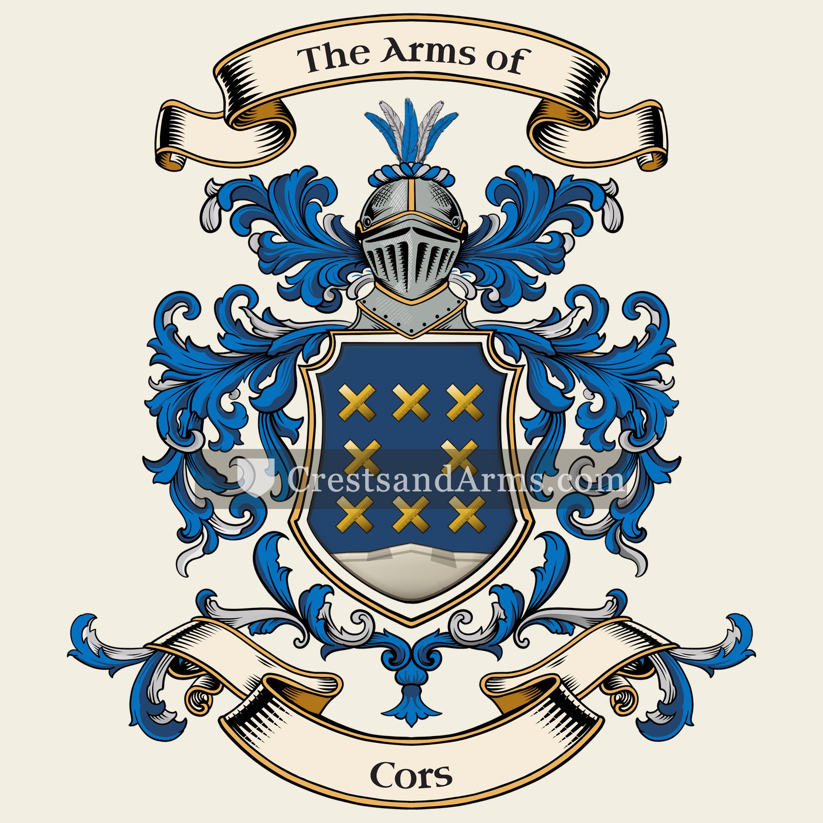 The Cors coat of arms