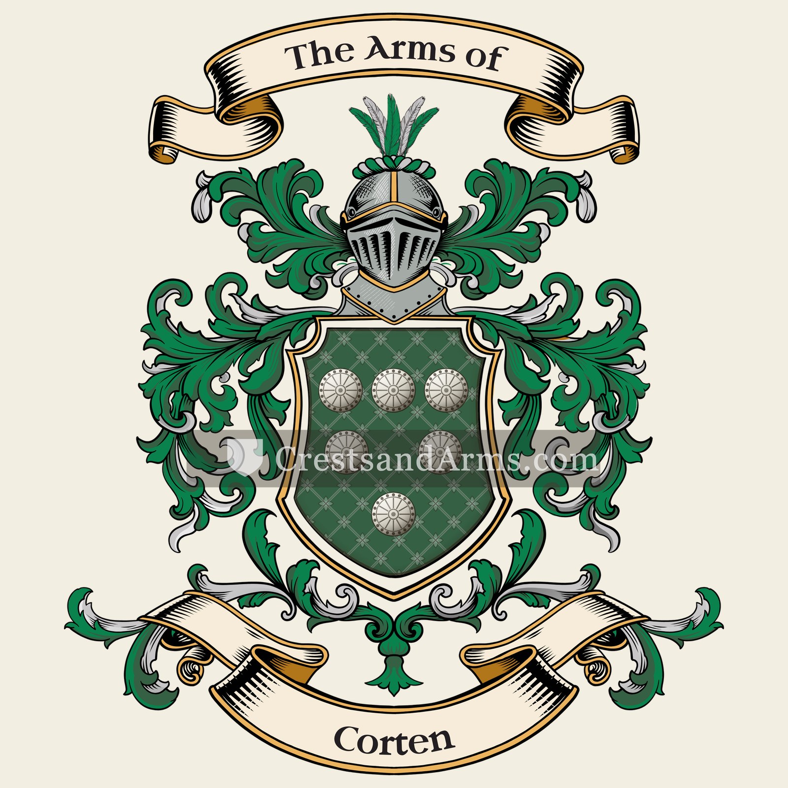 The Corten coat of arms