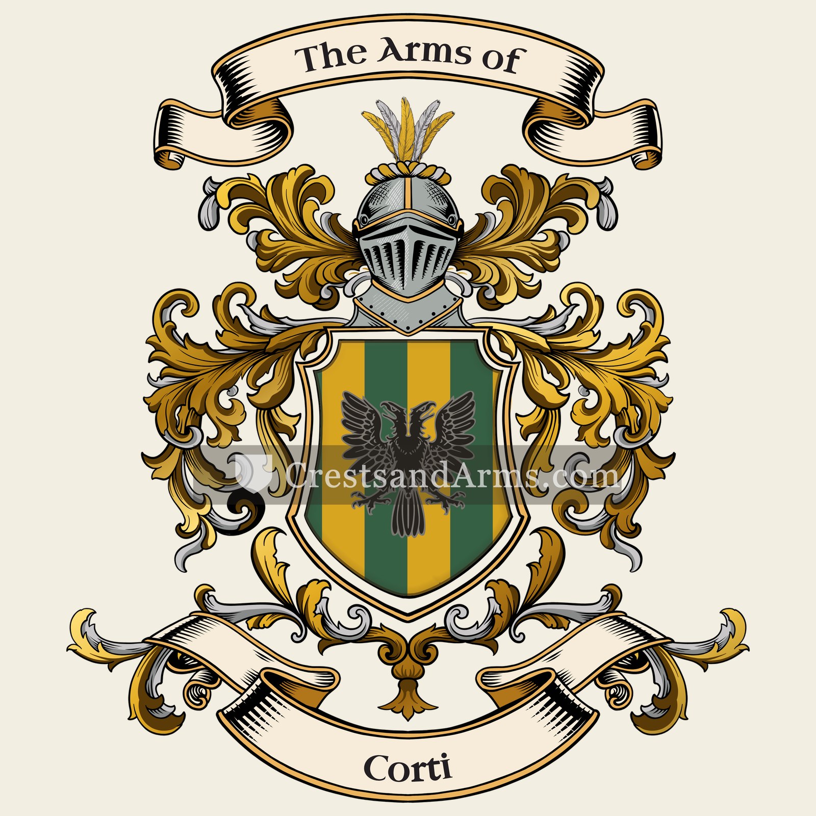 The Corti coat of arms