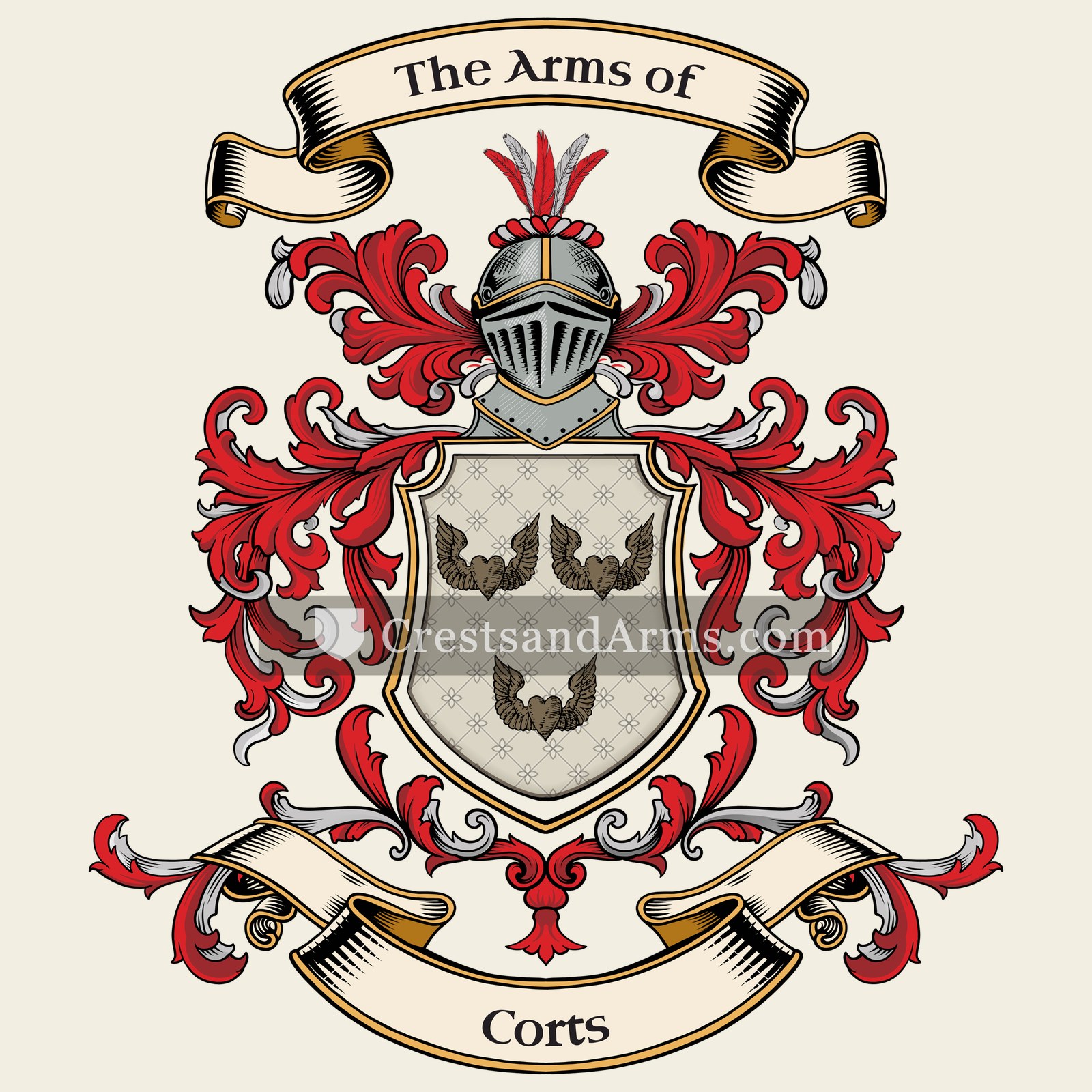 The Corts coat of arms