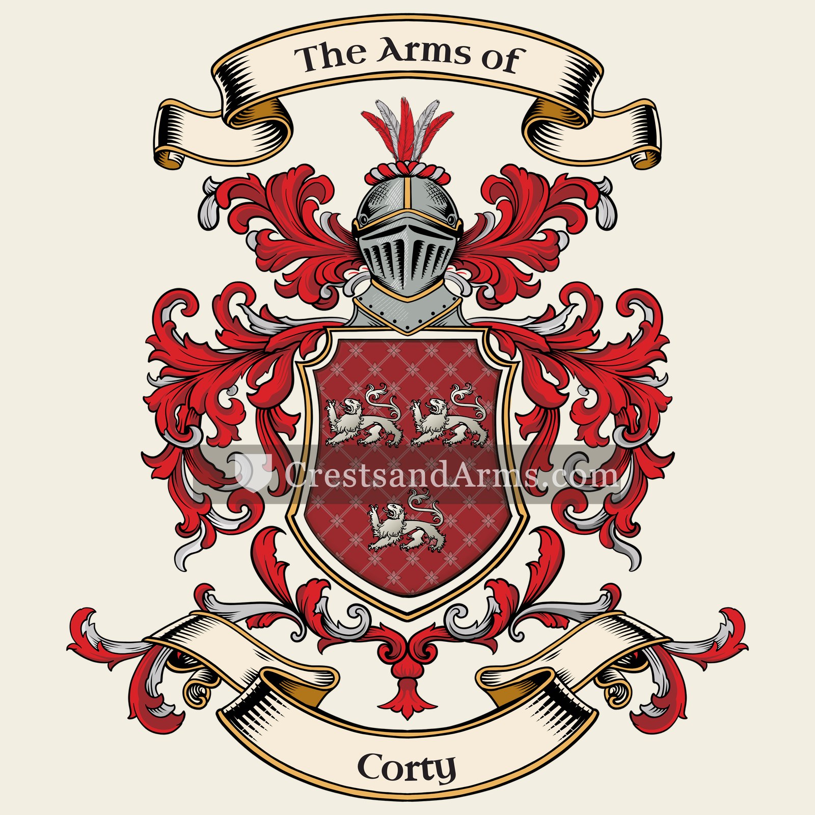 The Corty coat of arms