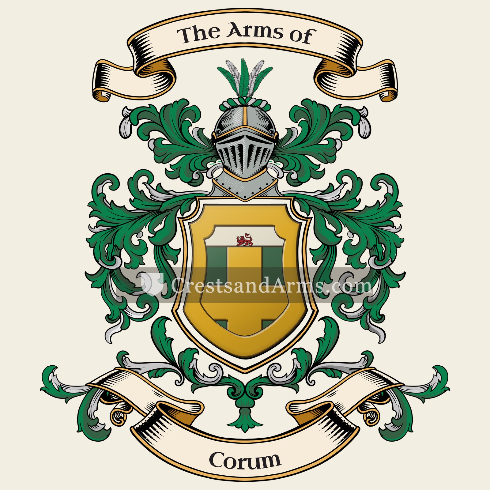 The Corum coat of arms