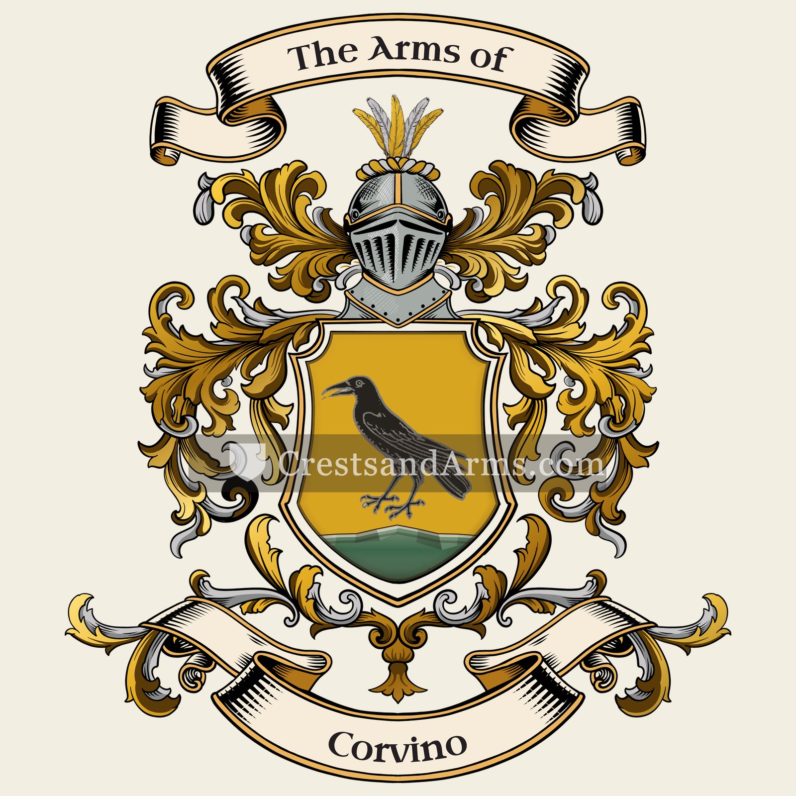 The Corvino coat of arms