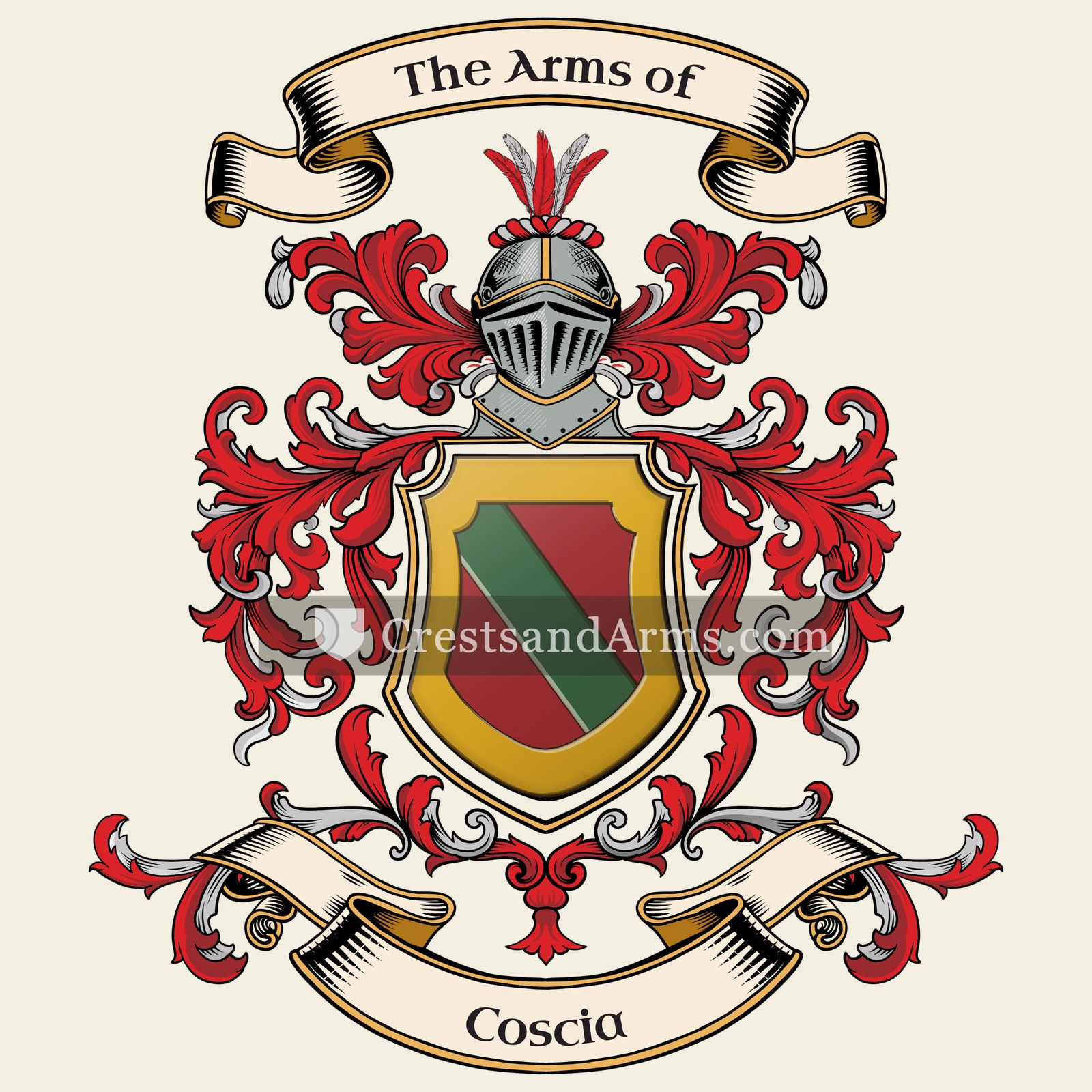 The Coscia coat of arms