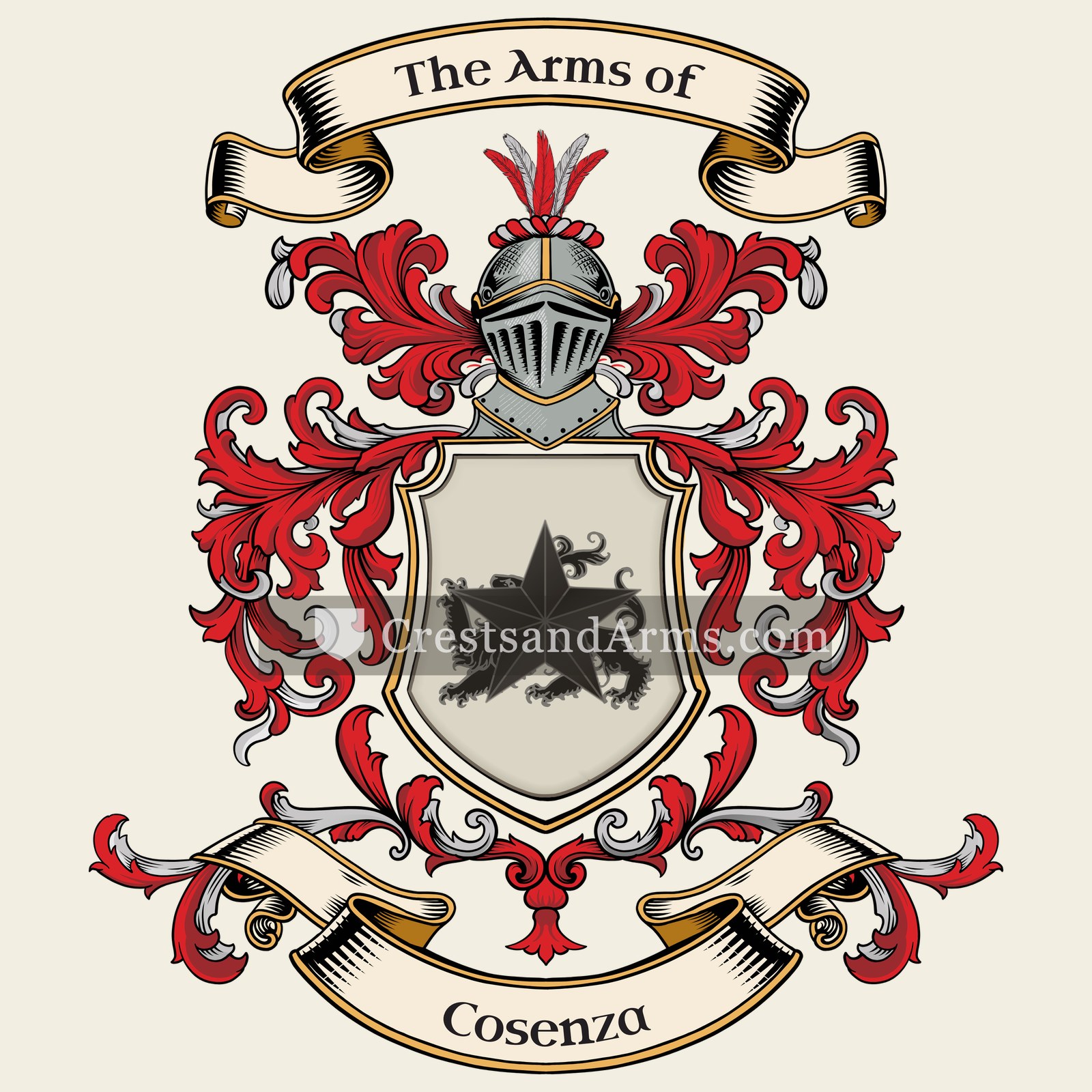 The Cosenza coat of arms