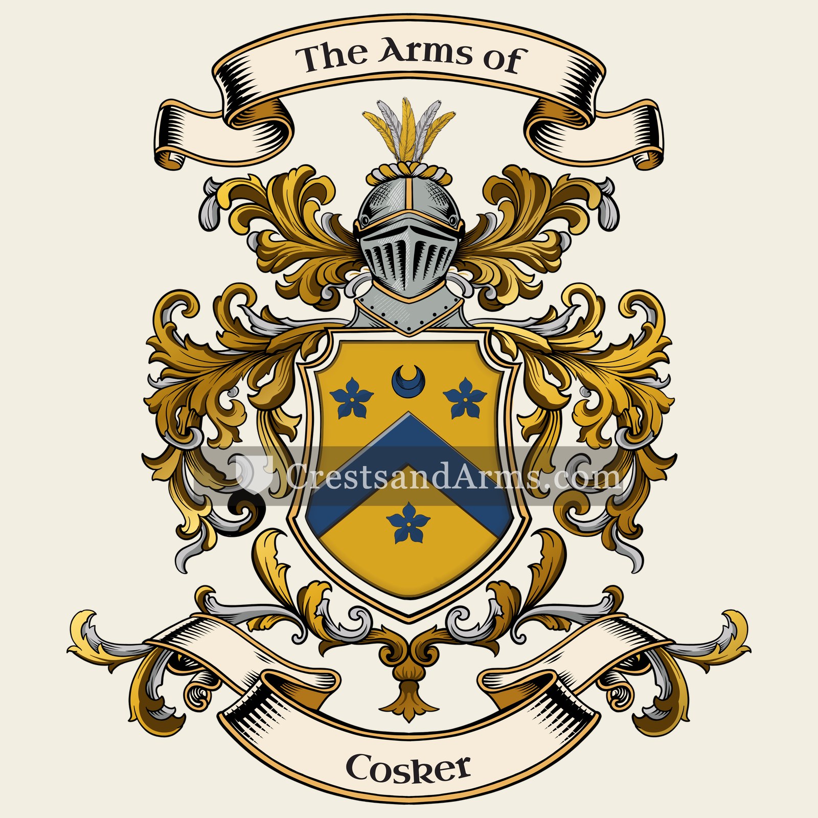 The Cosker coat of arms