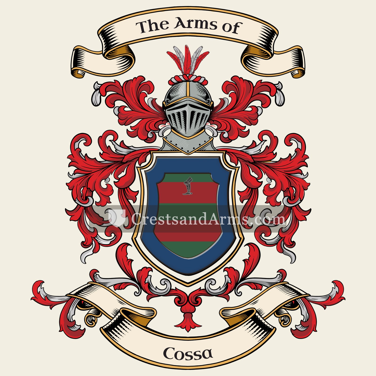 The Cossa coat of arms