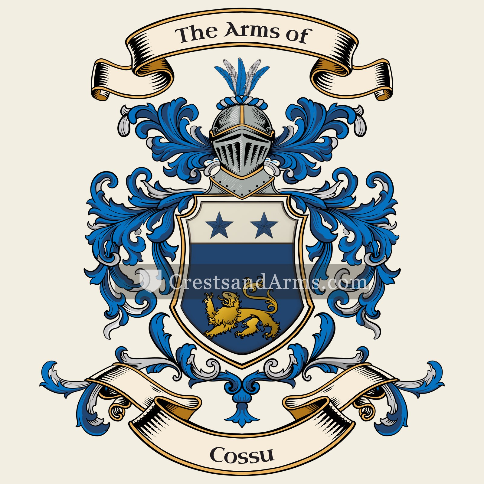 The Cossu coat of arms