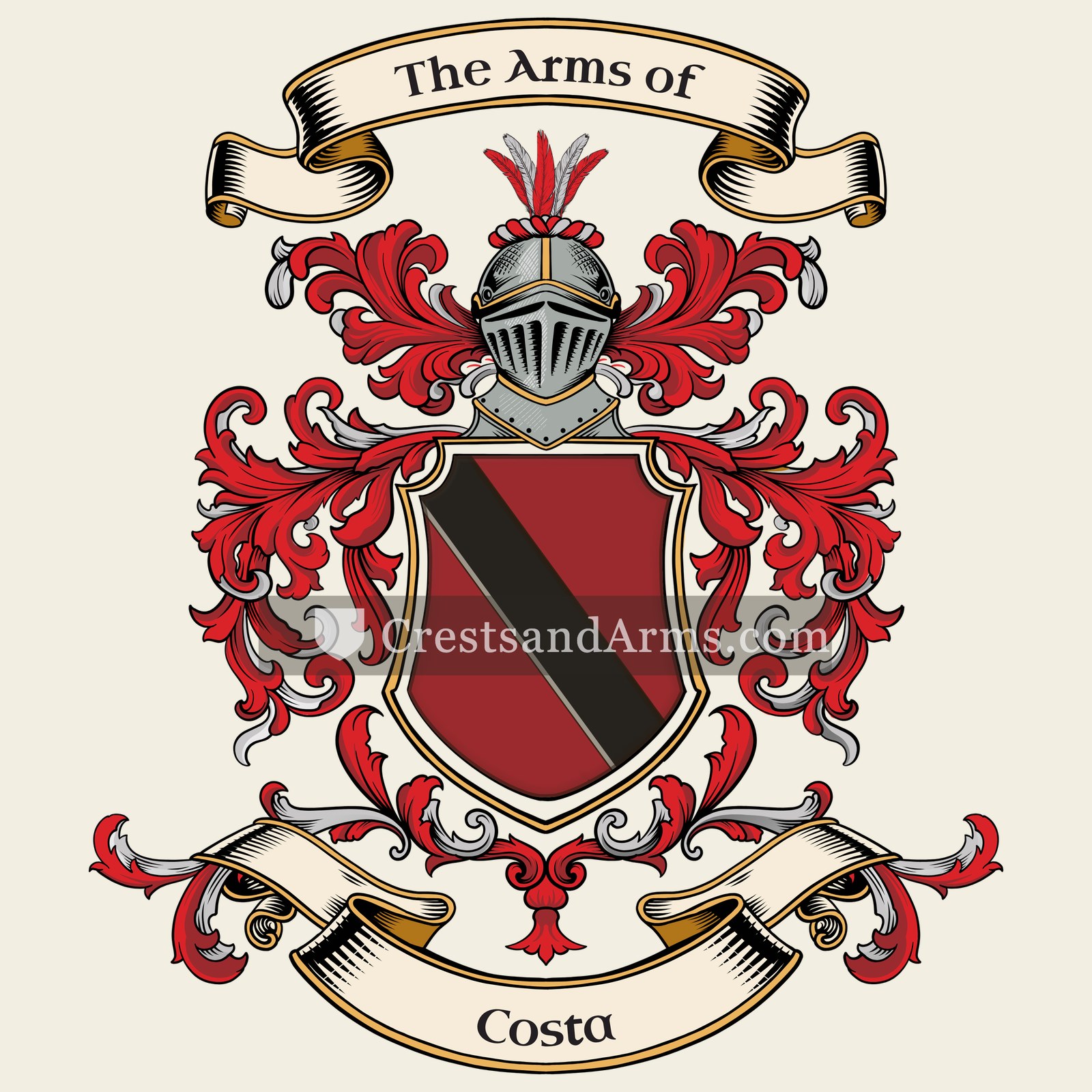 The Costa coat of arms