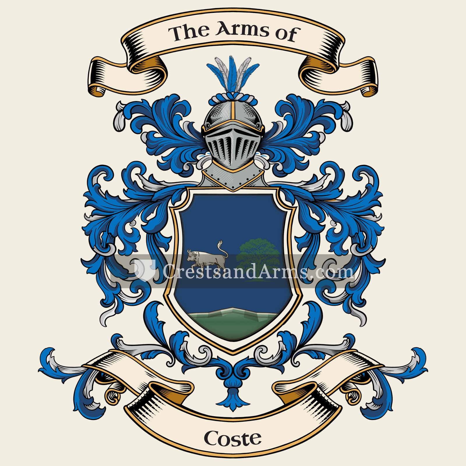 The Coste coat of arms