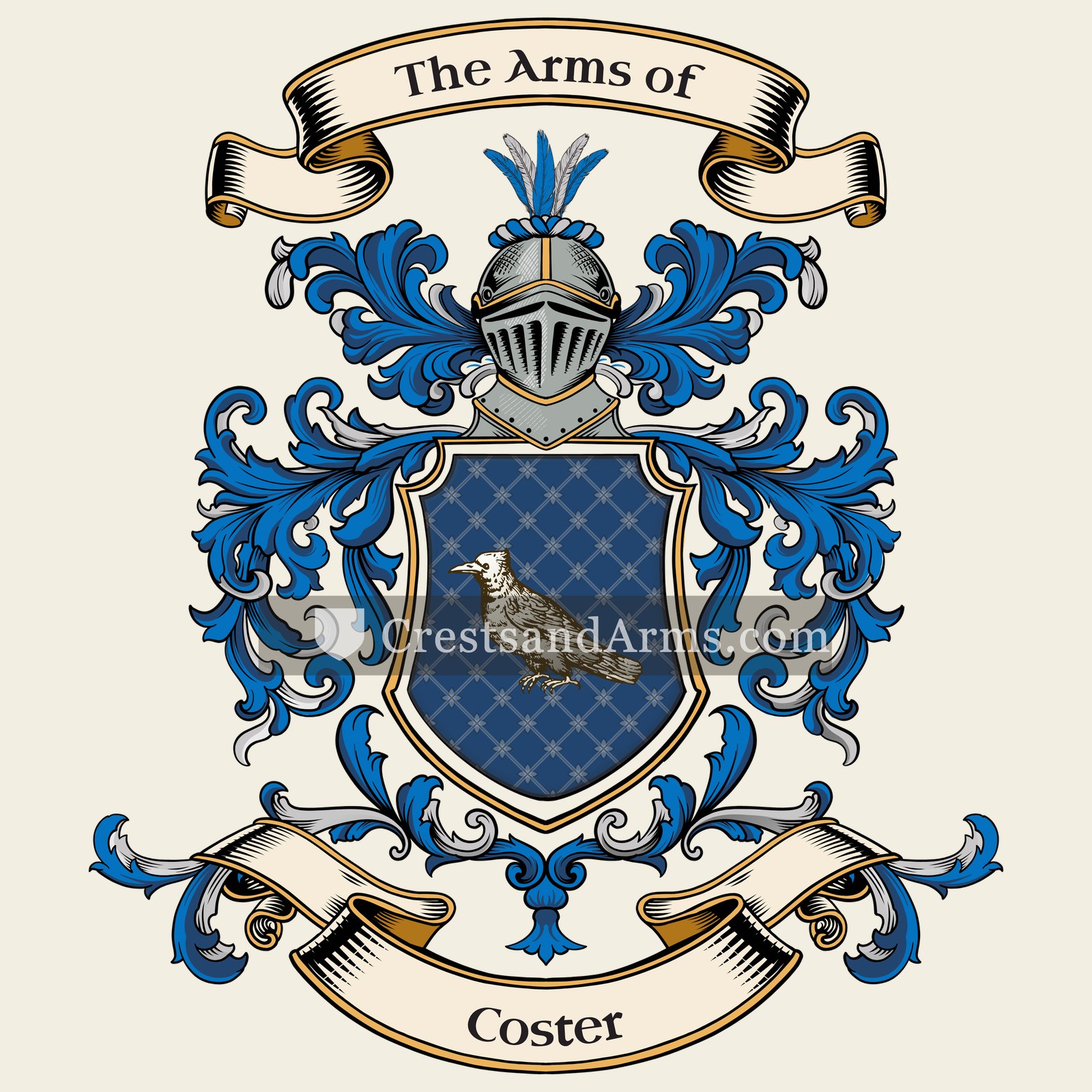 The Coster coat of arms