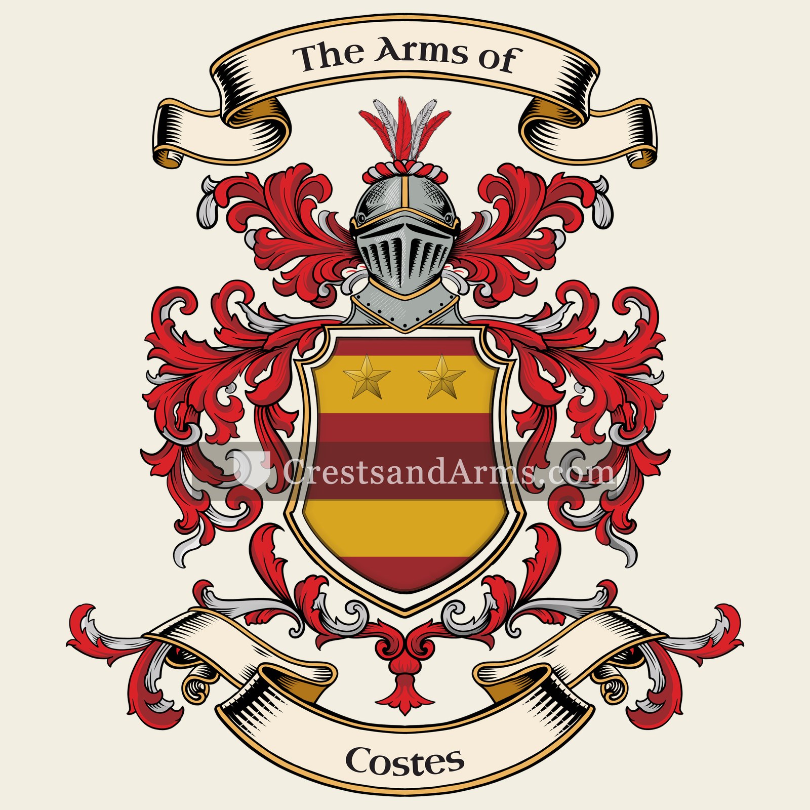 The Costes coat of arms
