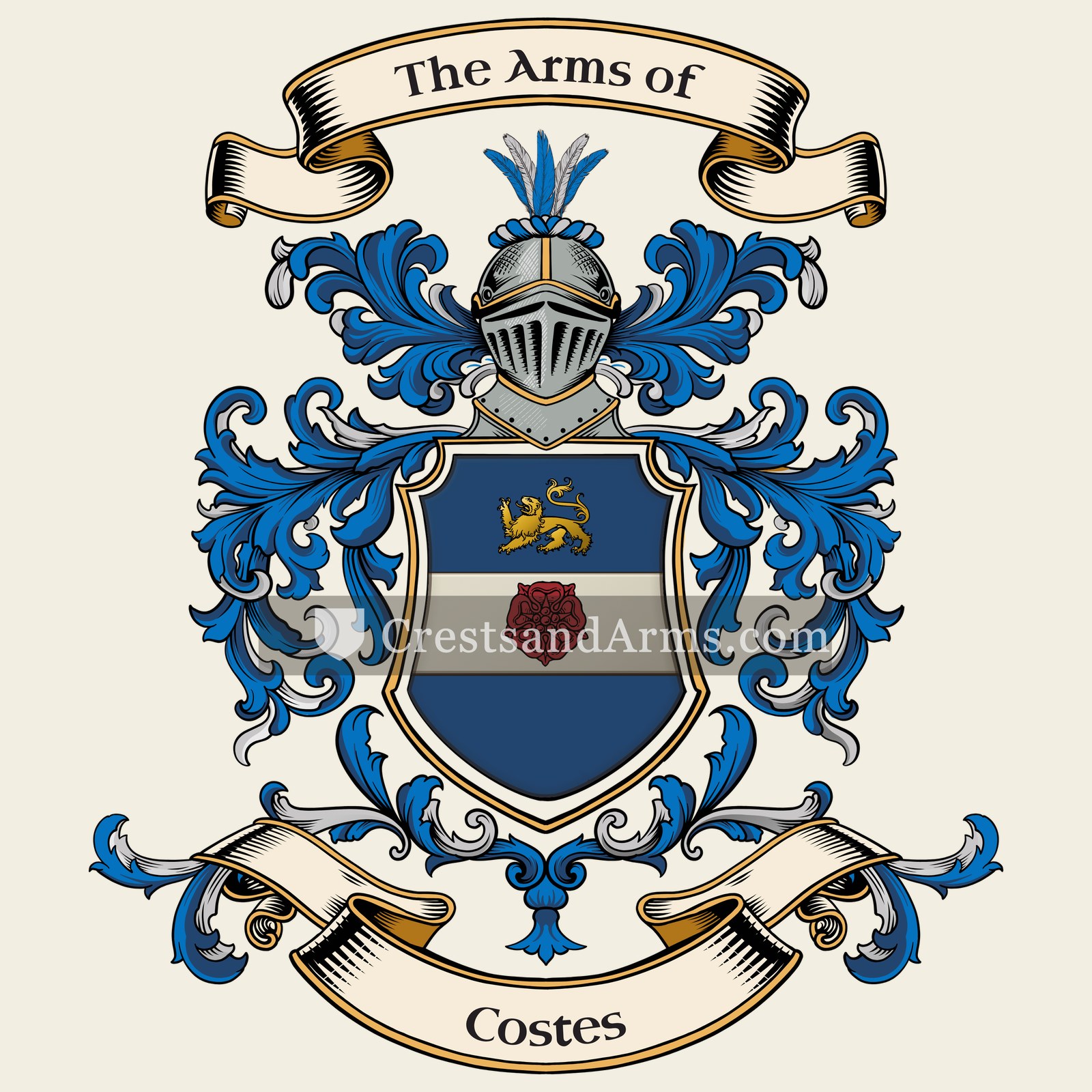 The Costes coat of arms