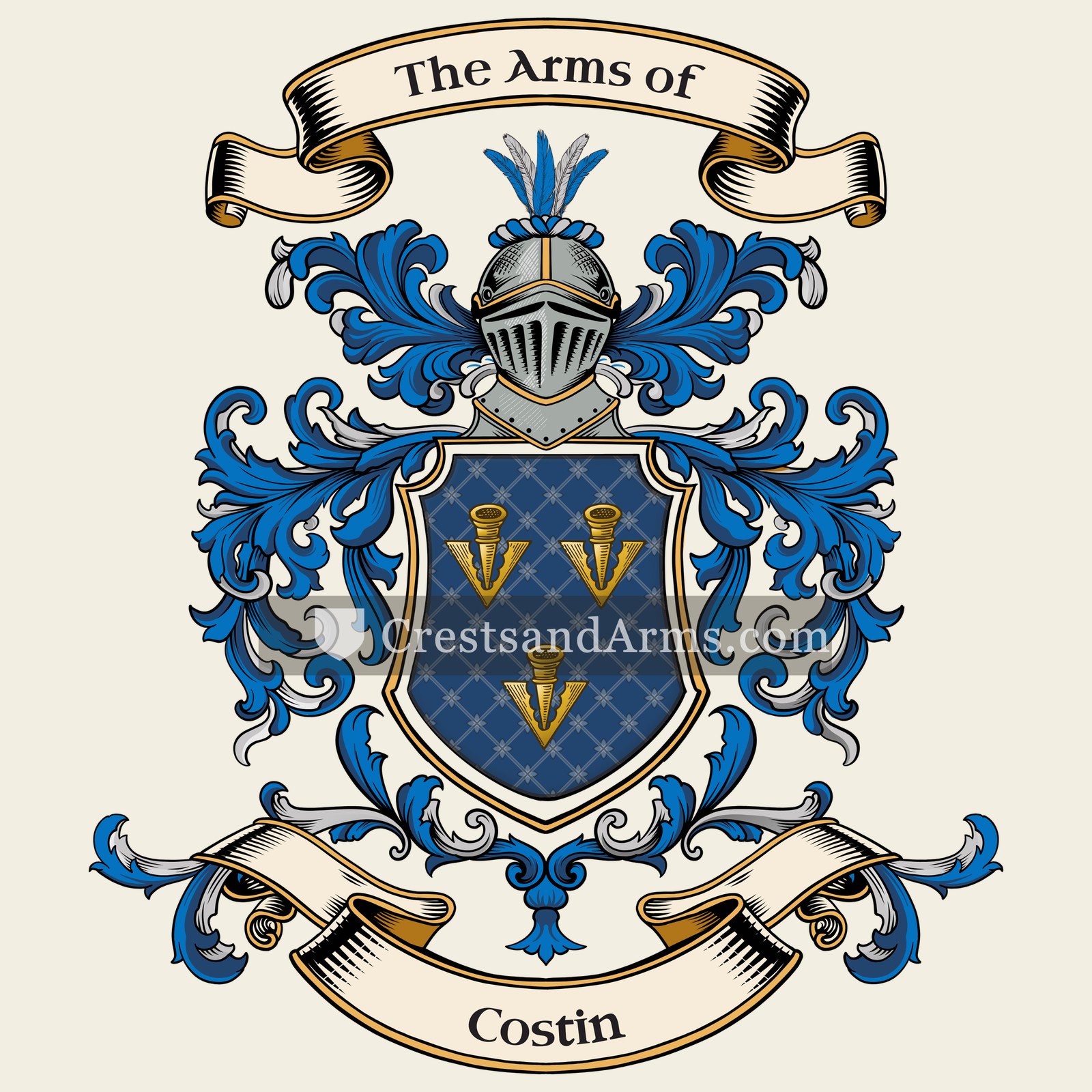 The Costin coat of arms