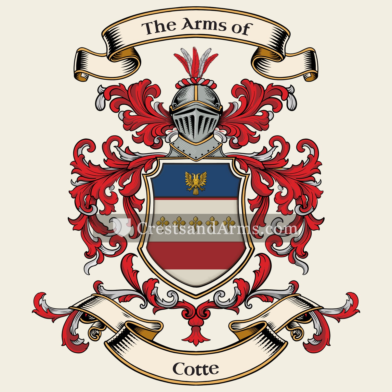 The Cotte coat of arms