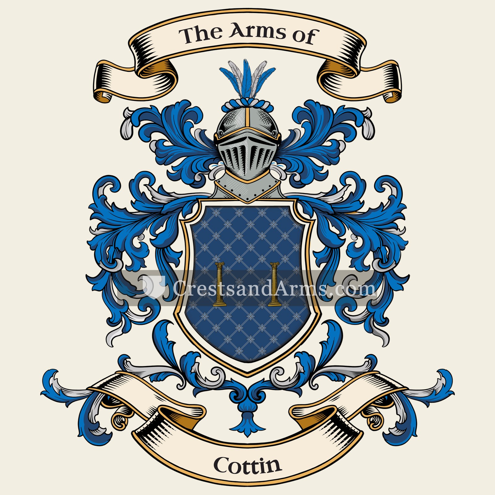 The Cottin coat of arms