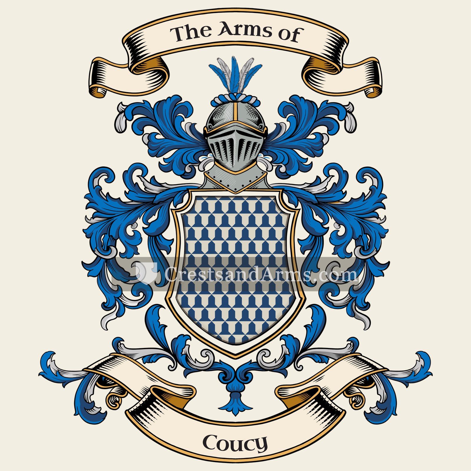 The Coucy coat of arms