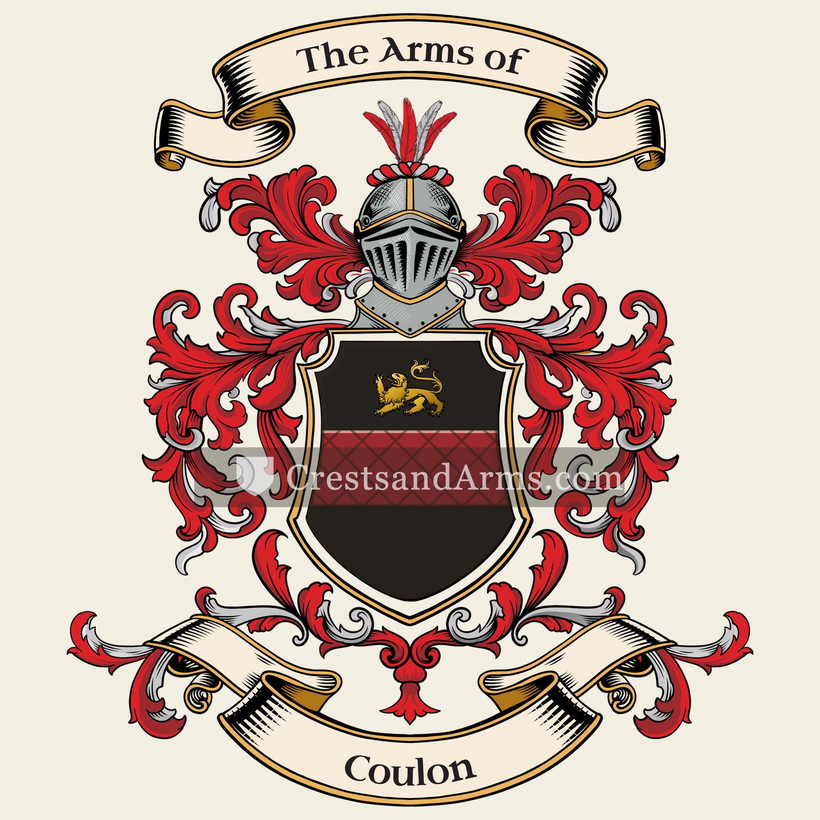 The Coulon coat of arms