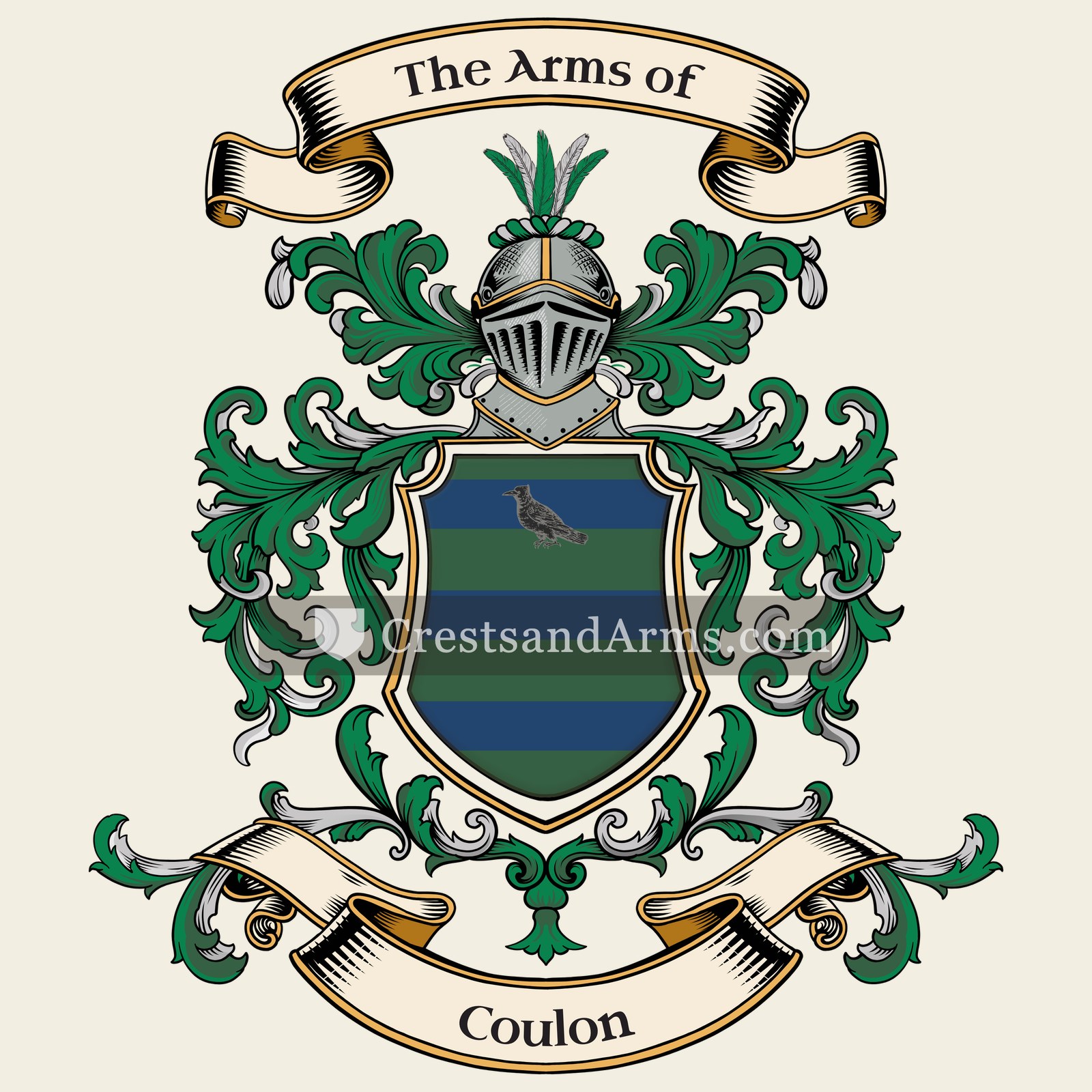 The Coulon coat of arms