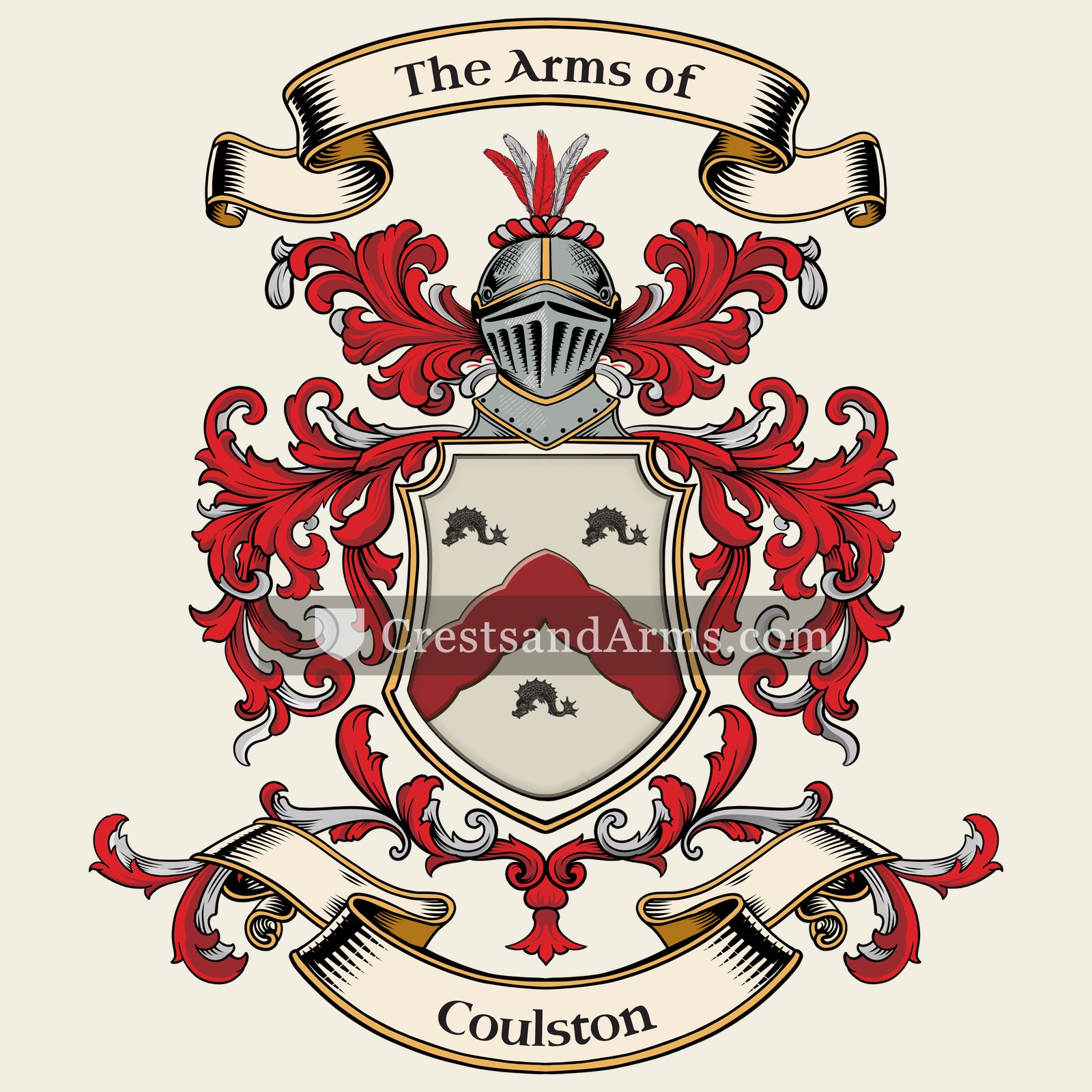 The Coulston coat of arms