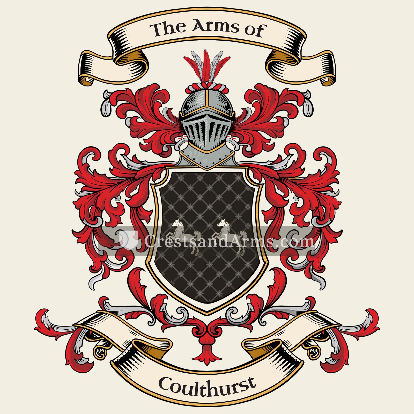 The Coulthurst coat of arms